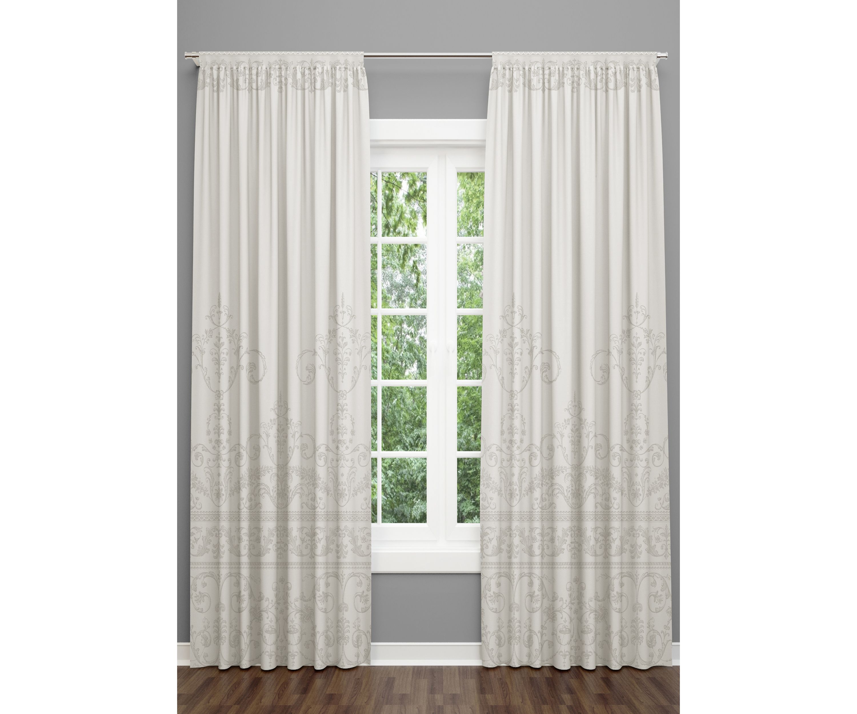 Belvedere Cream Drape Panel