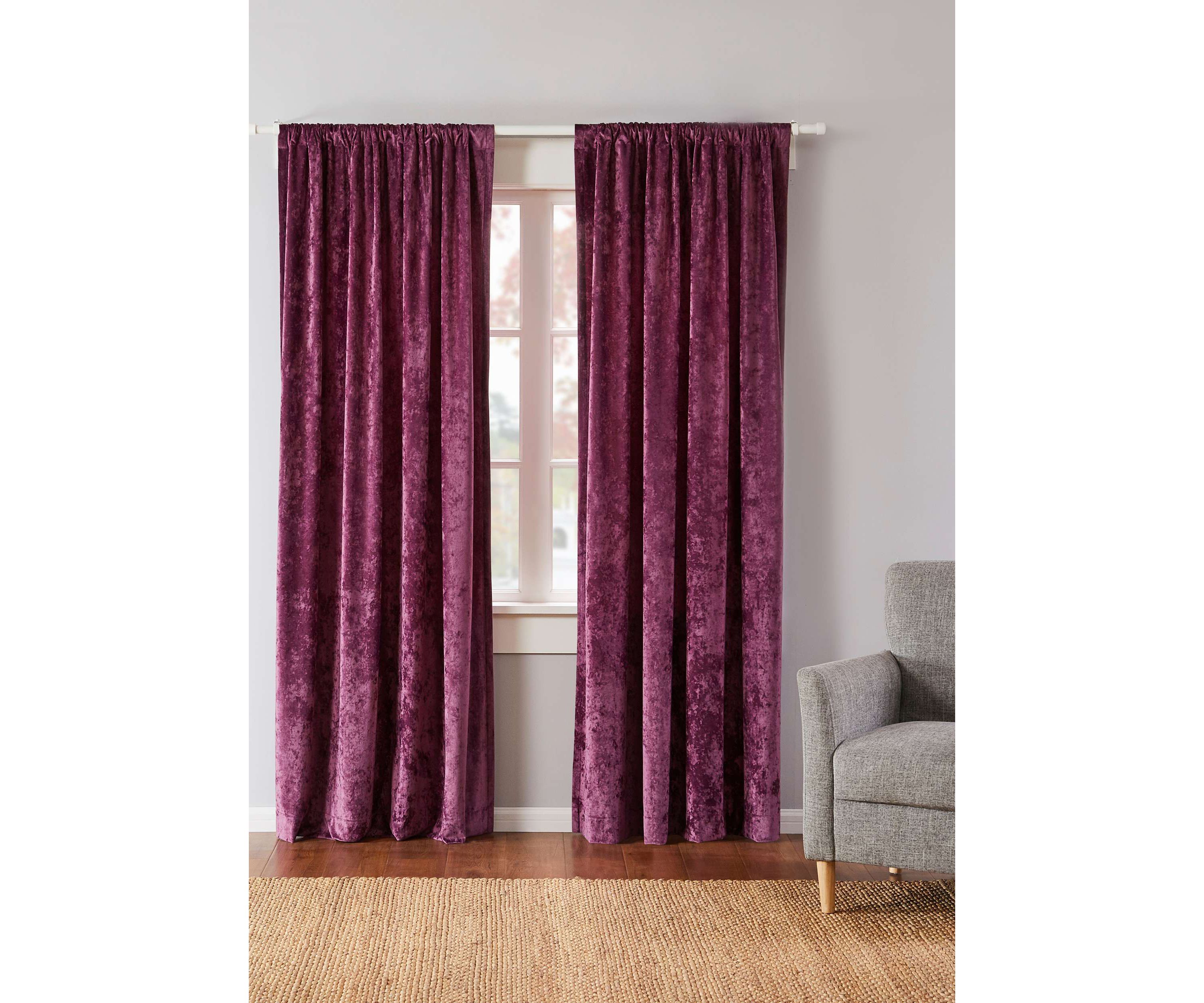 BH Ellora Plum Drape Panel