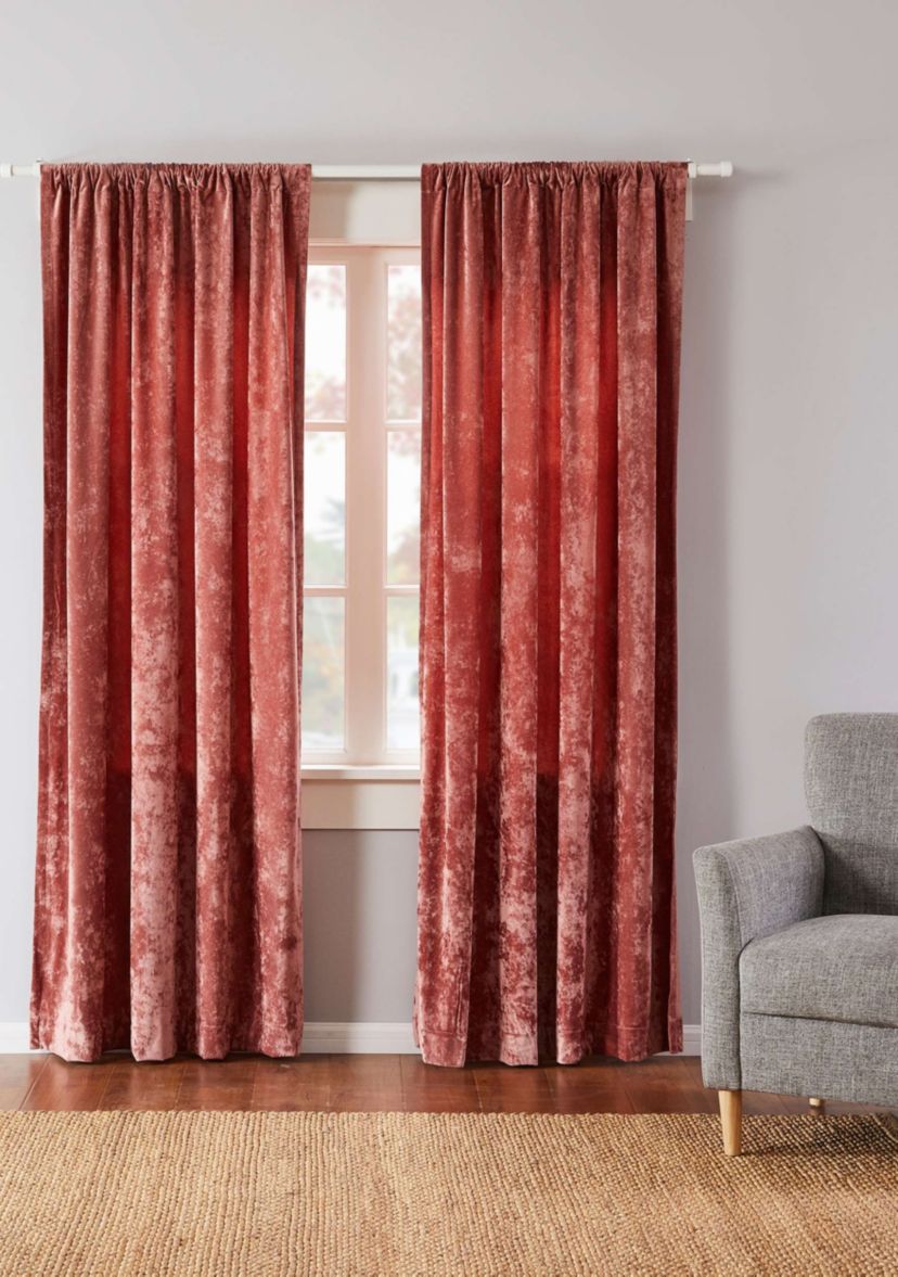 BH Abruzzi Velvet Spice Drape Panel