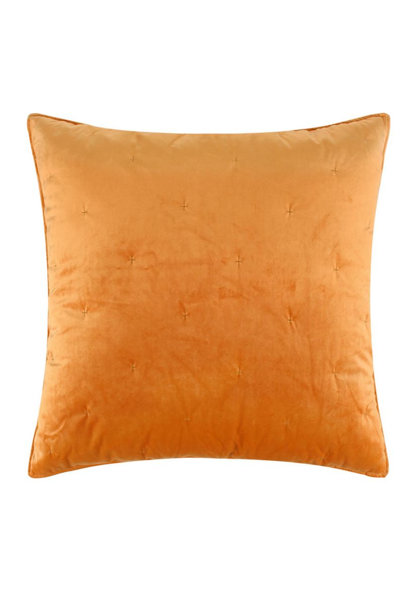Velvet Ochre Euro Sham