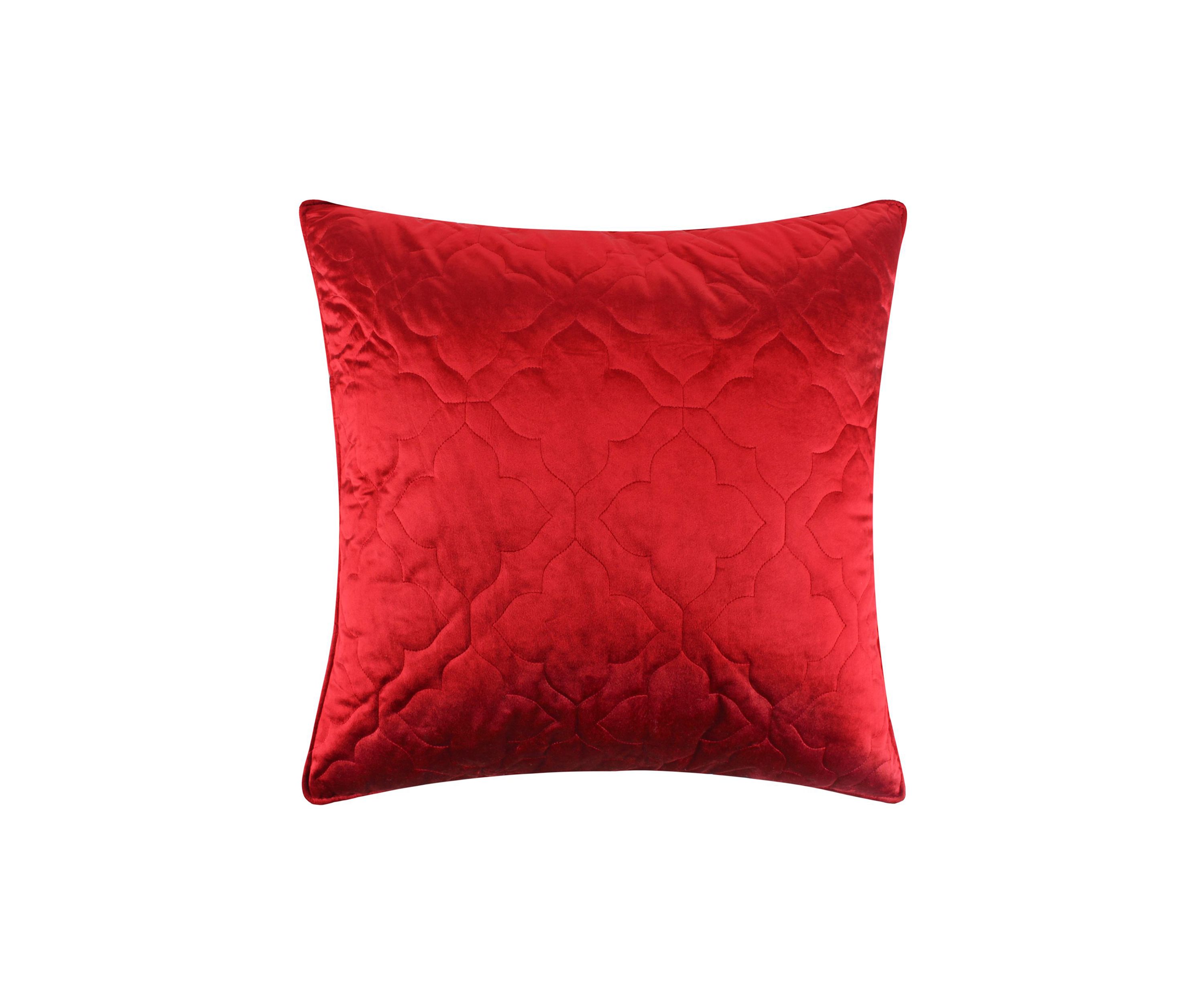 BH Caserta Velvet Red Filled Euro Sham