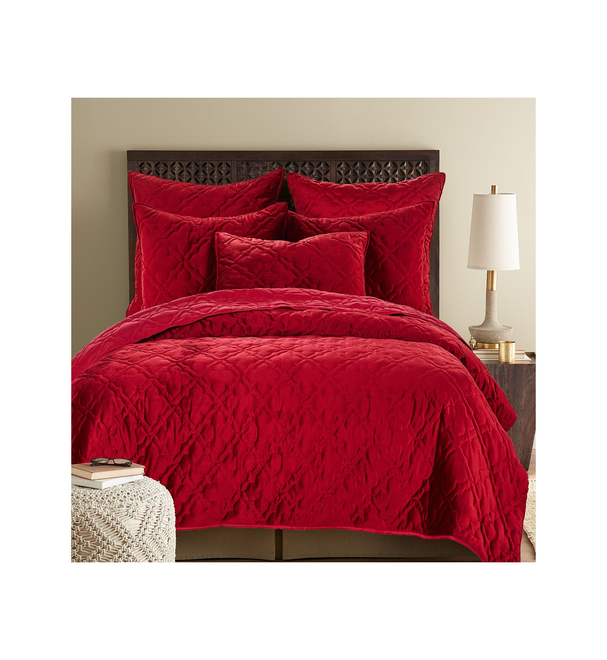 BH Caserta Velvet Quilt