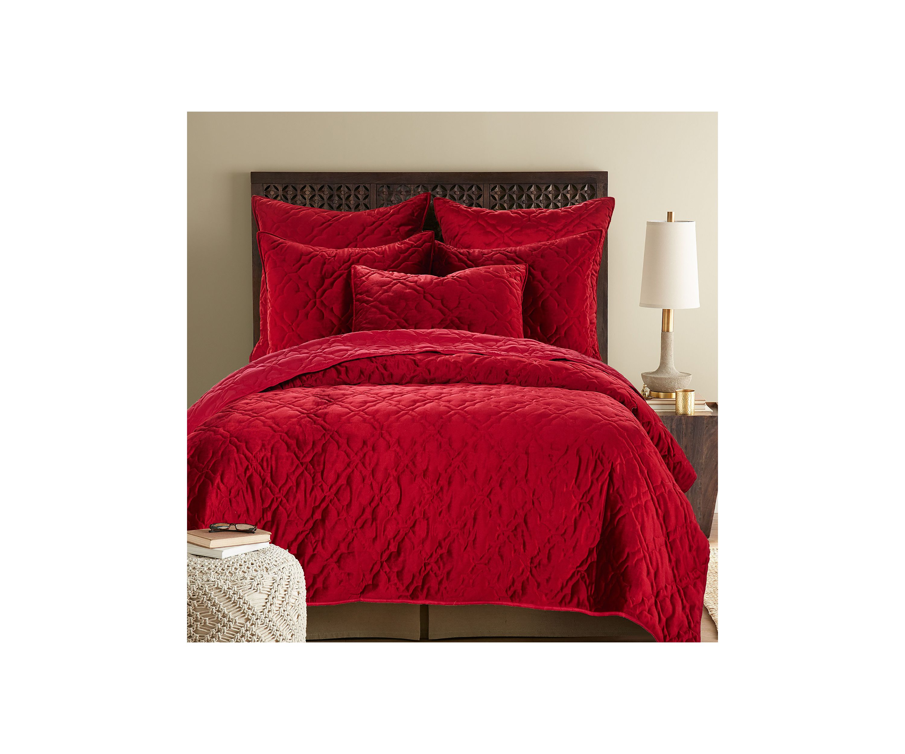 BH Caserta Velvet Quilt