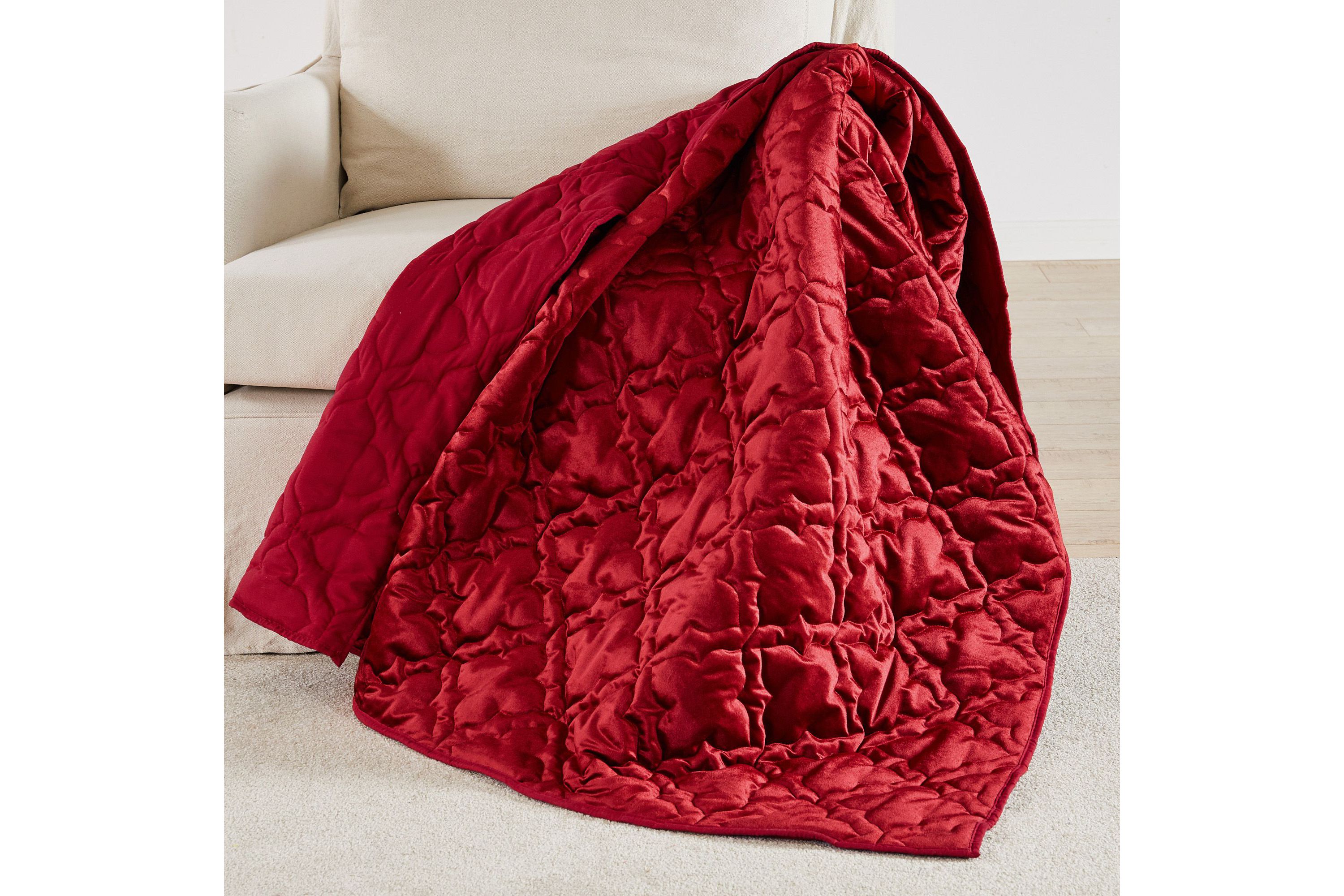 BH Caserta Velvet Throw