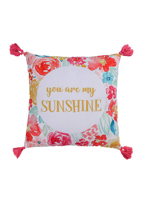 Levtex Leora You Are My Sunshine Pillow