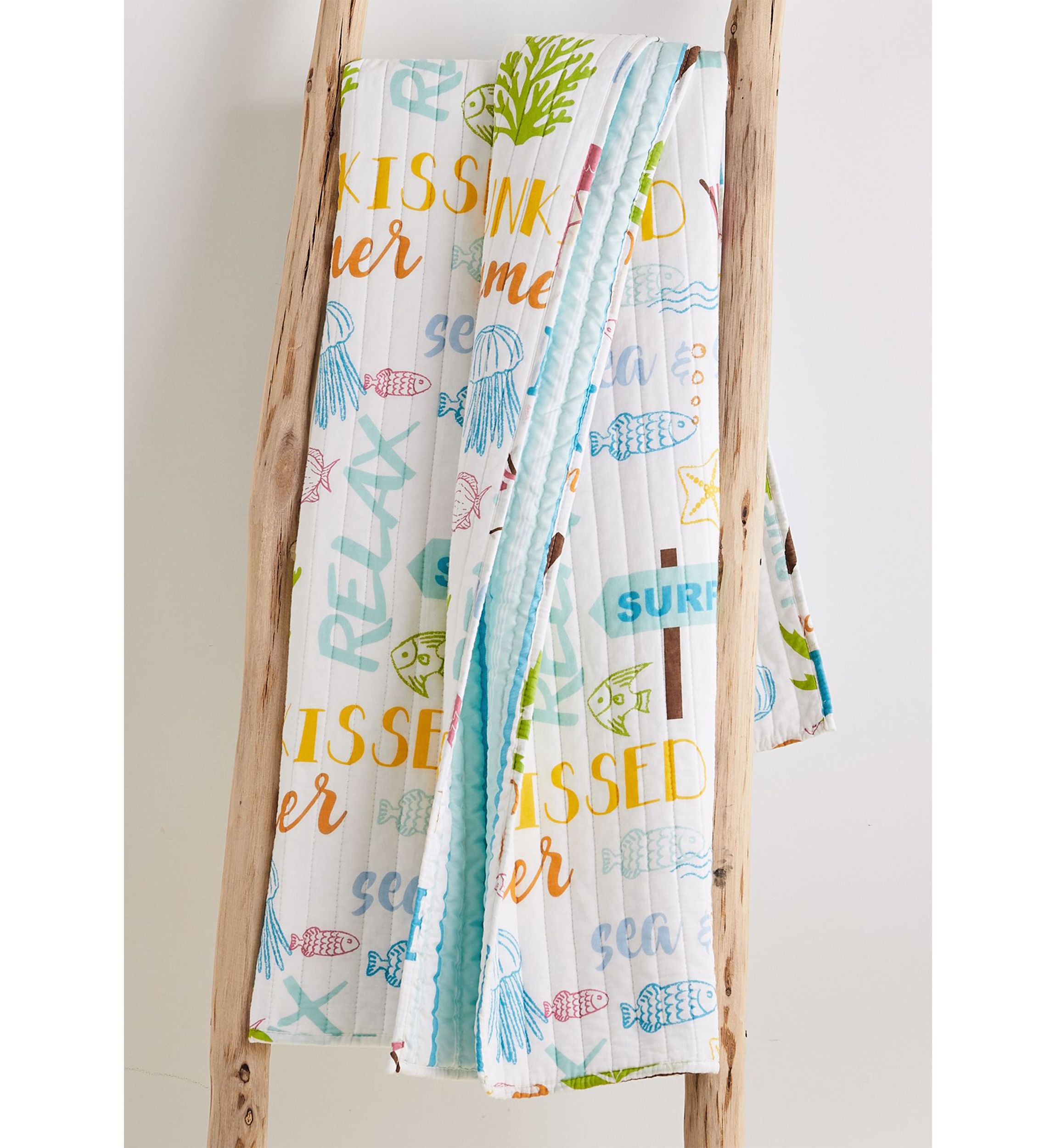 Beach Days Quilted Throw