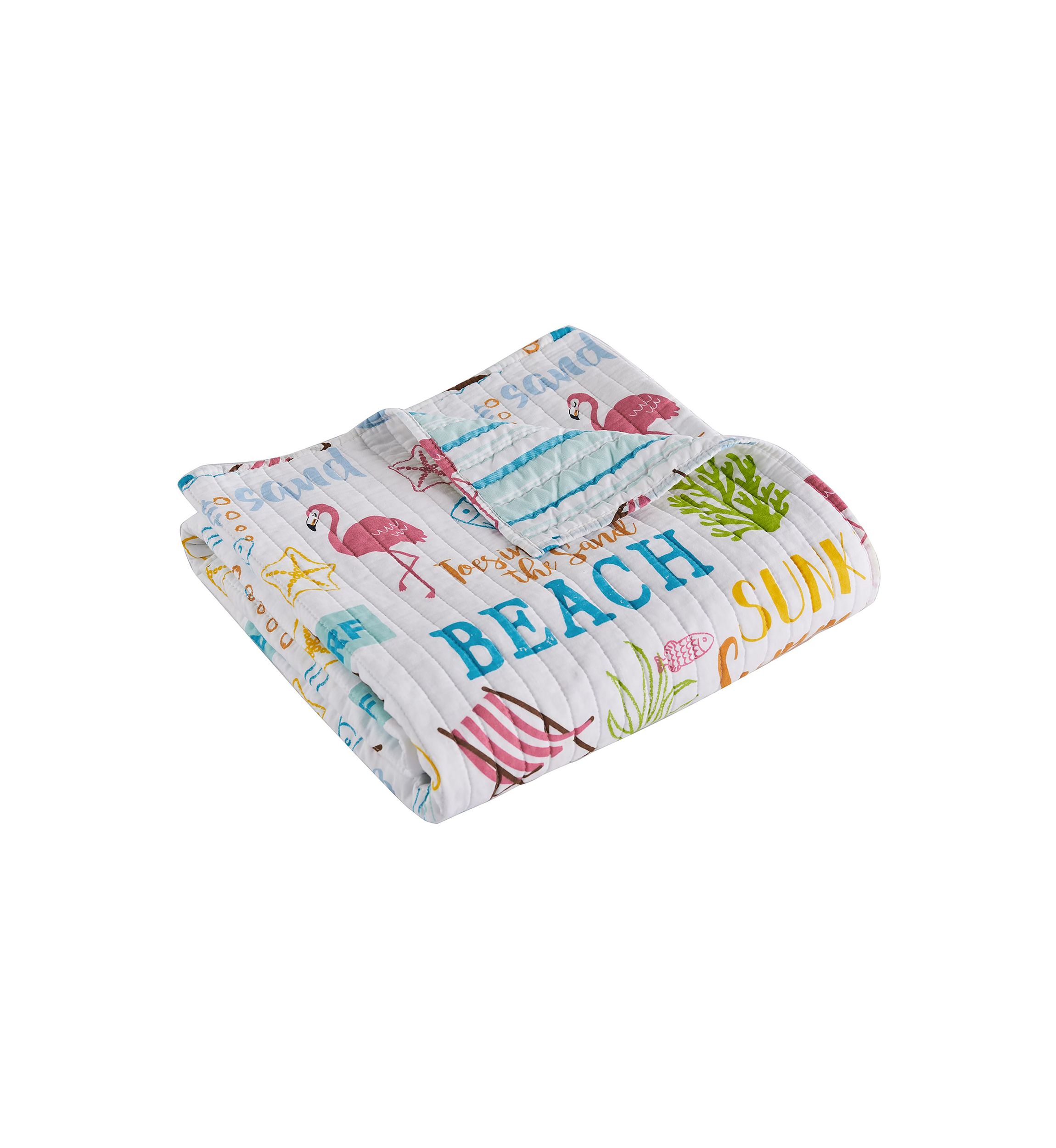 Beach Days Quilted Throw