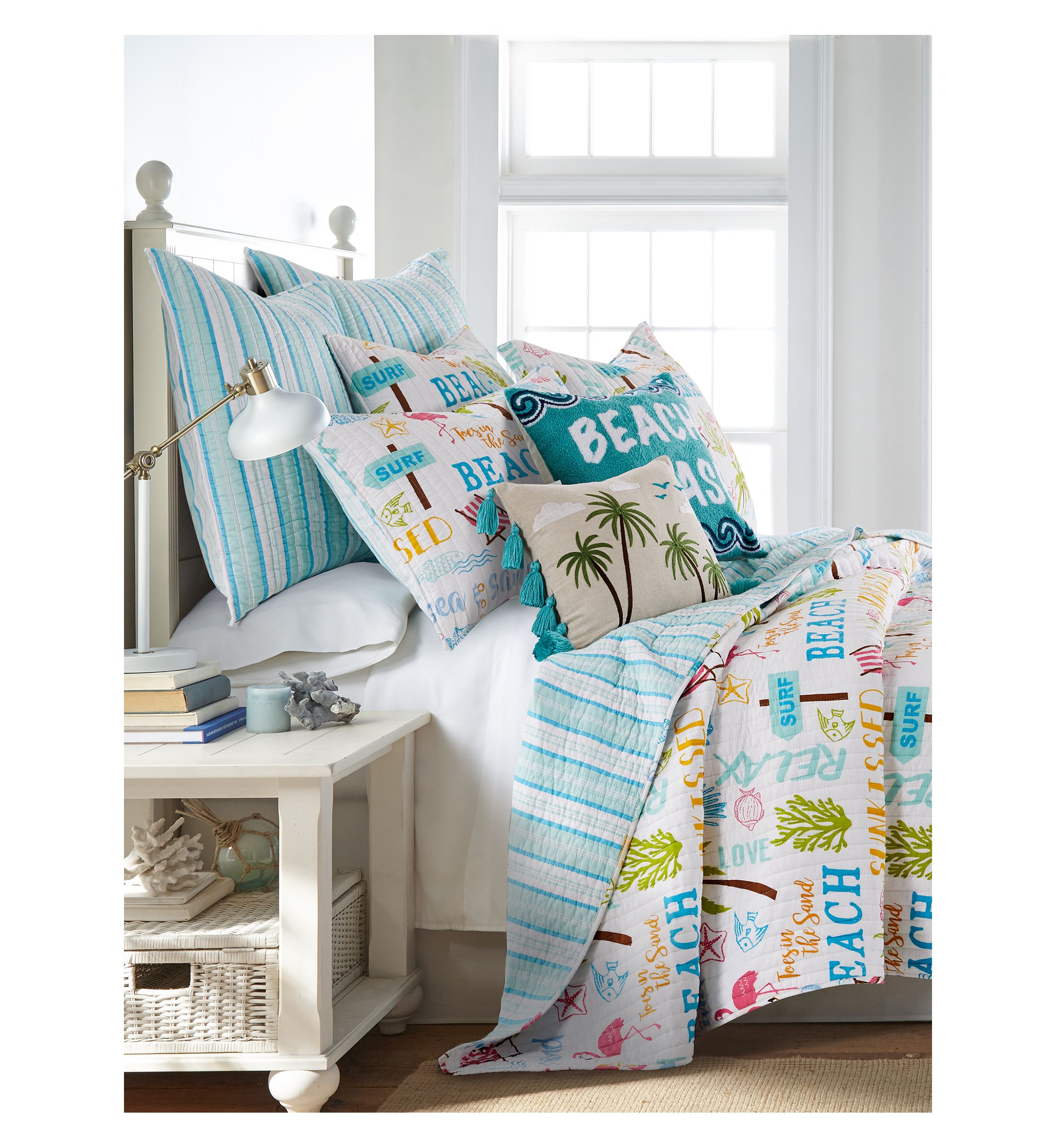 Beach Days Euro Shams Set of 2