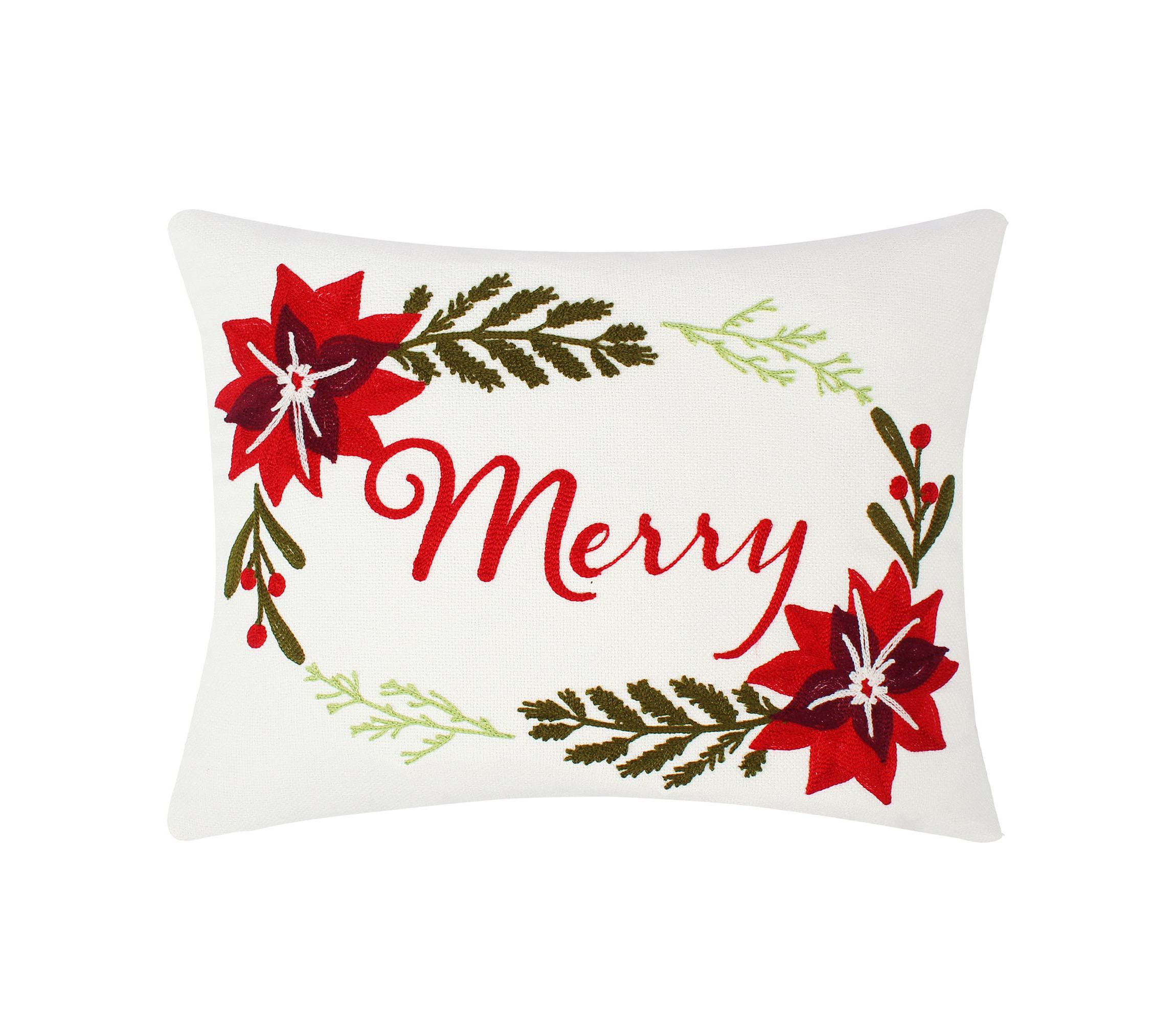 Sleigh Bells Merry  Pillow 14x18