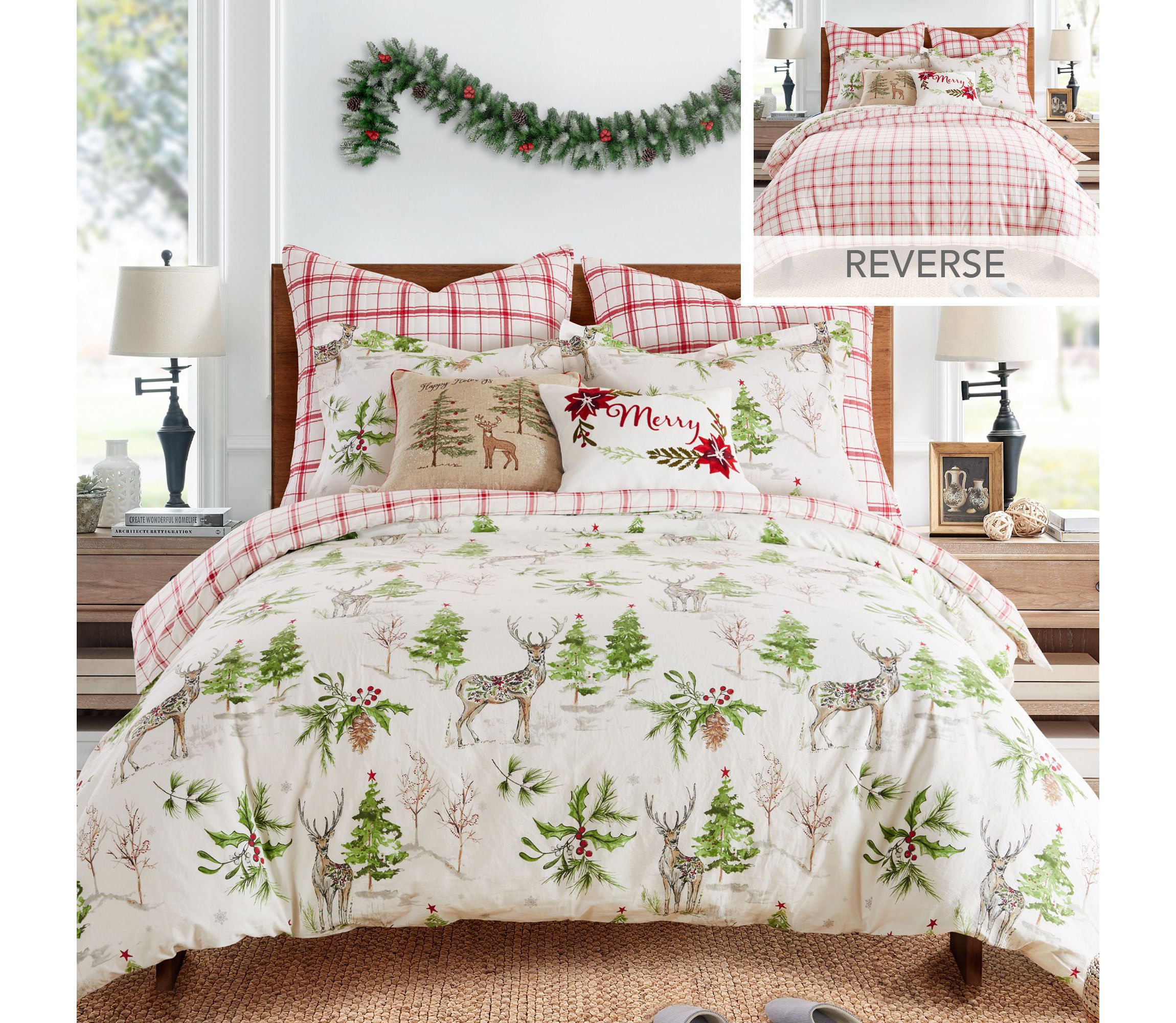 Sleigh Bells Merry  Pillow 14x18