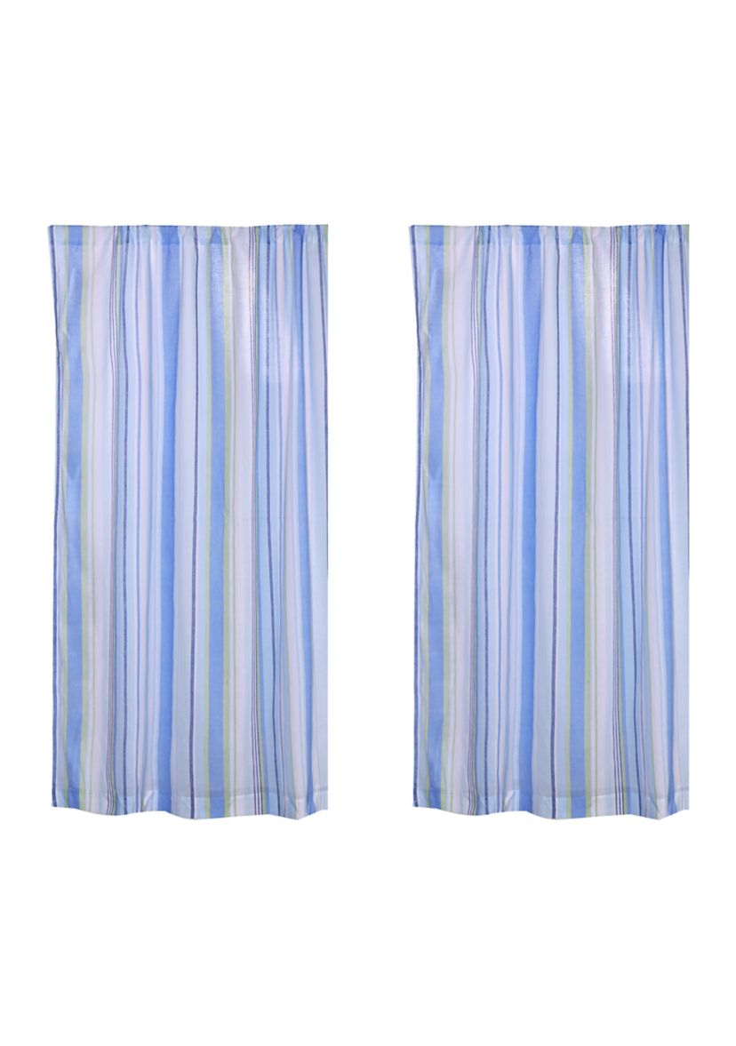 Catalina Fish Drape Panel - Set of 2