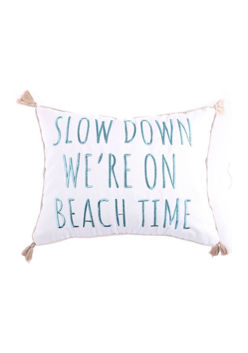 Stone Harbor Beach Time Pillow