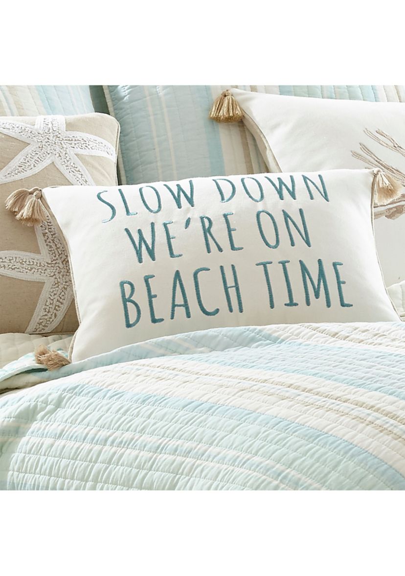 Stone Harbor Beach Time Pillow