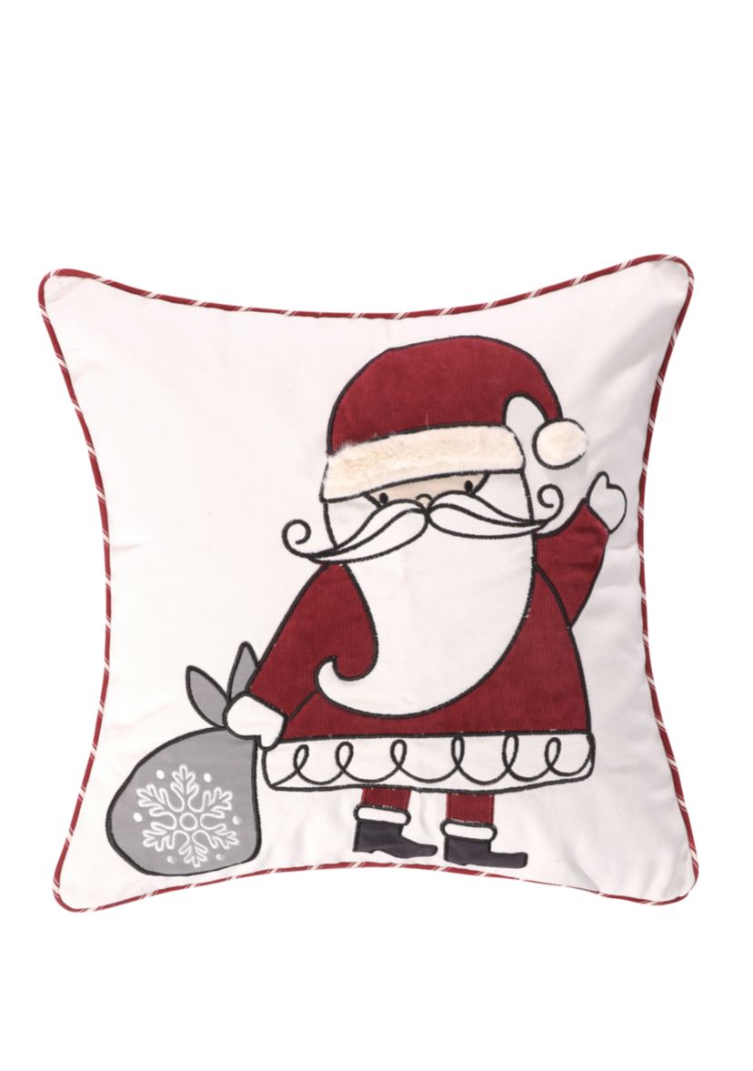 Santa Claus Lane Santa Pillow