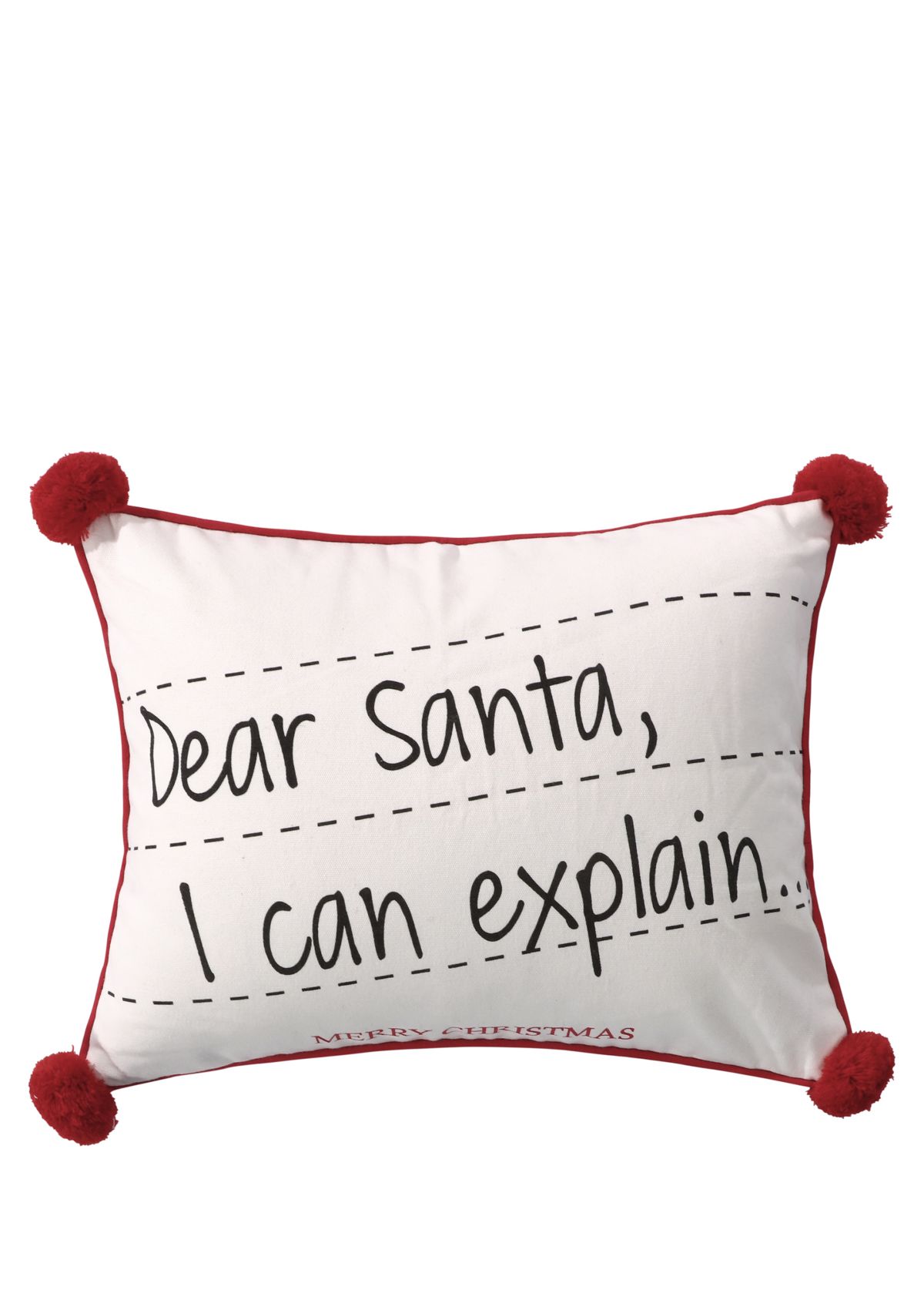 Santa Claus Lane Postcard Pillow