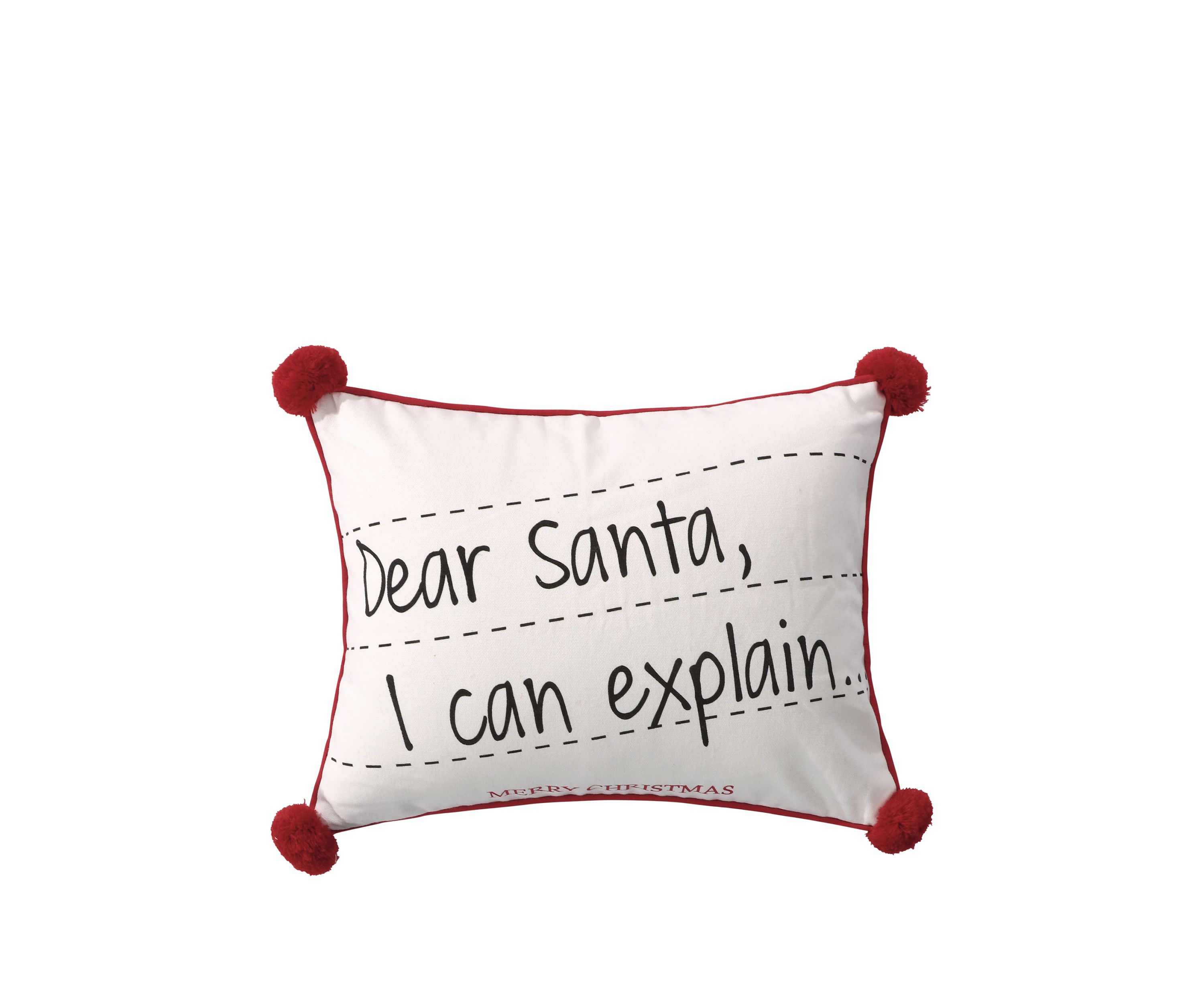 Santa Claus Lane Postcard Pillow