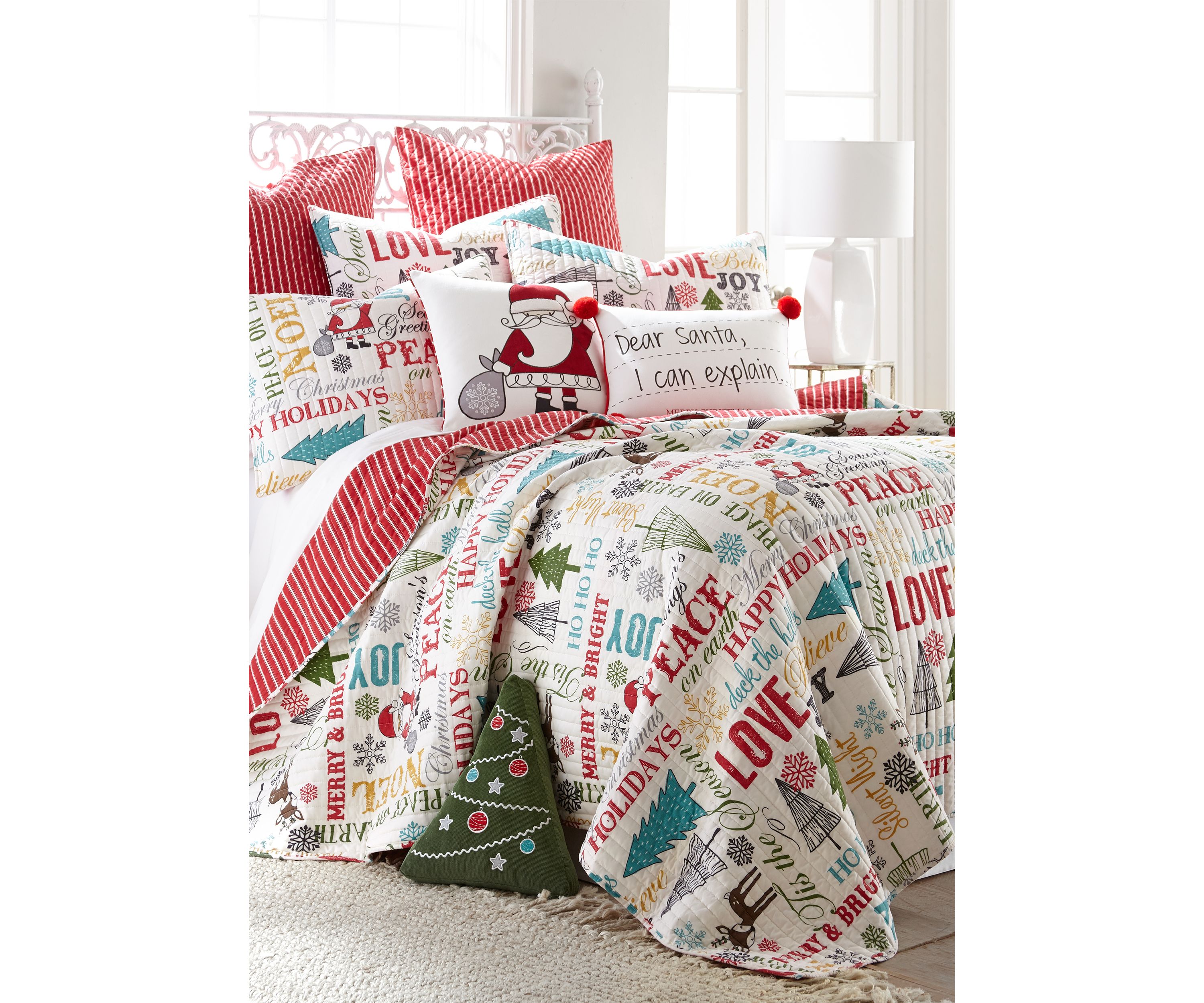Santa Claus Lane Quilt Set 