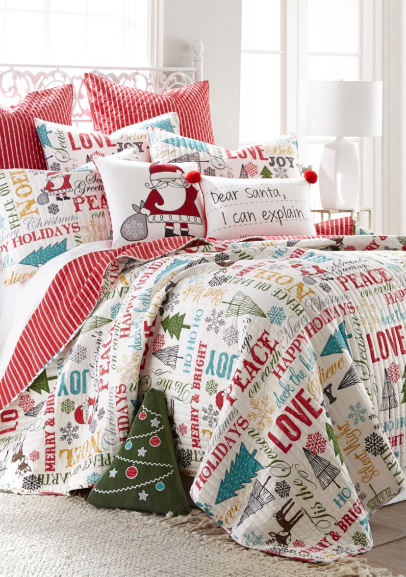 Santa Claus Lane Quilt Set 