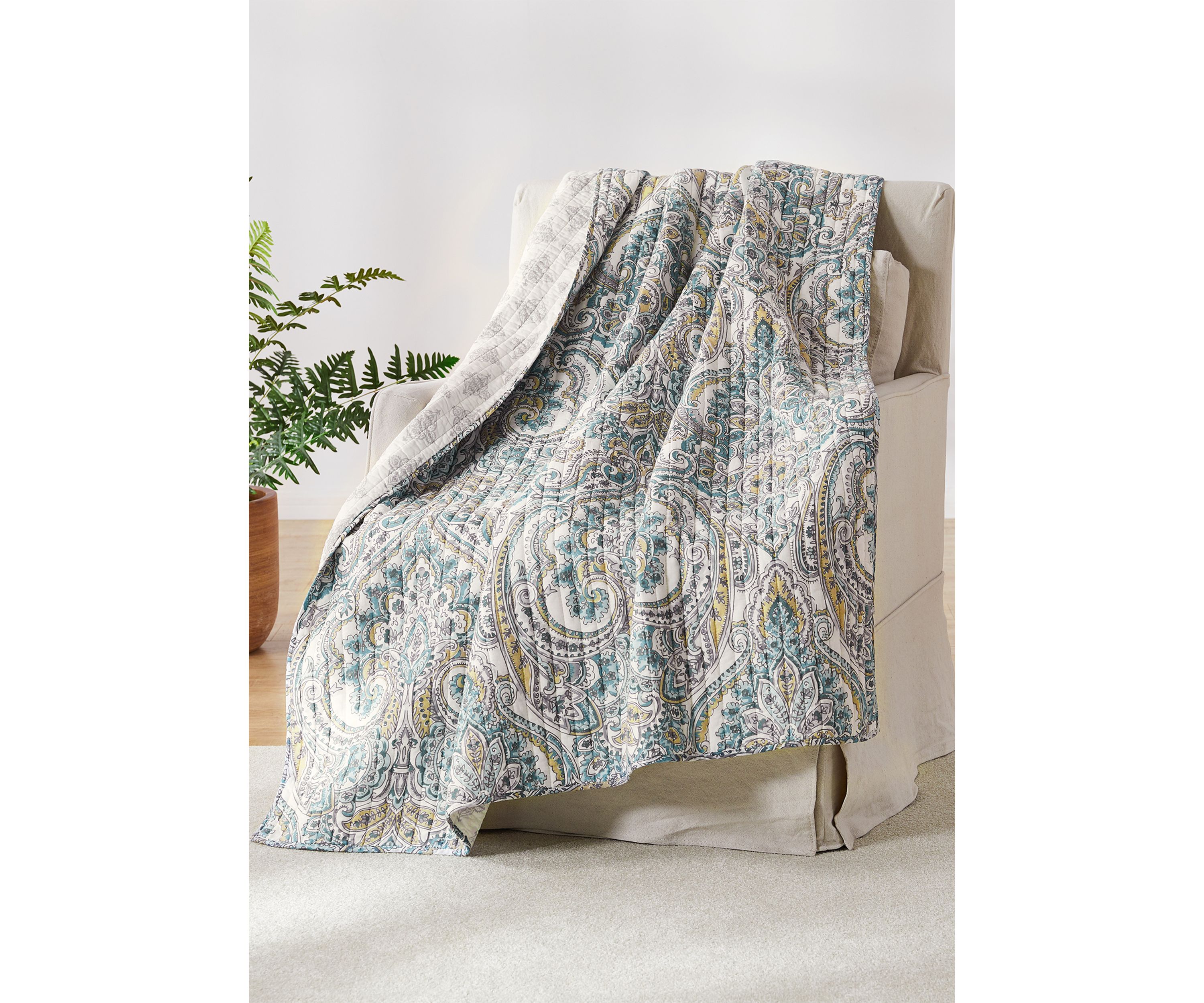 Rome Quilted Throw