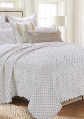 levtex sirena gold twin quilt se