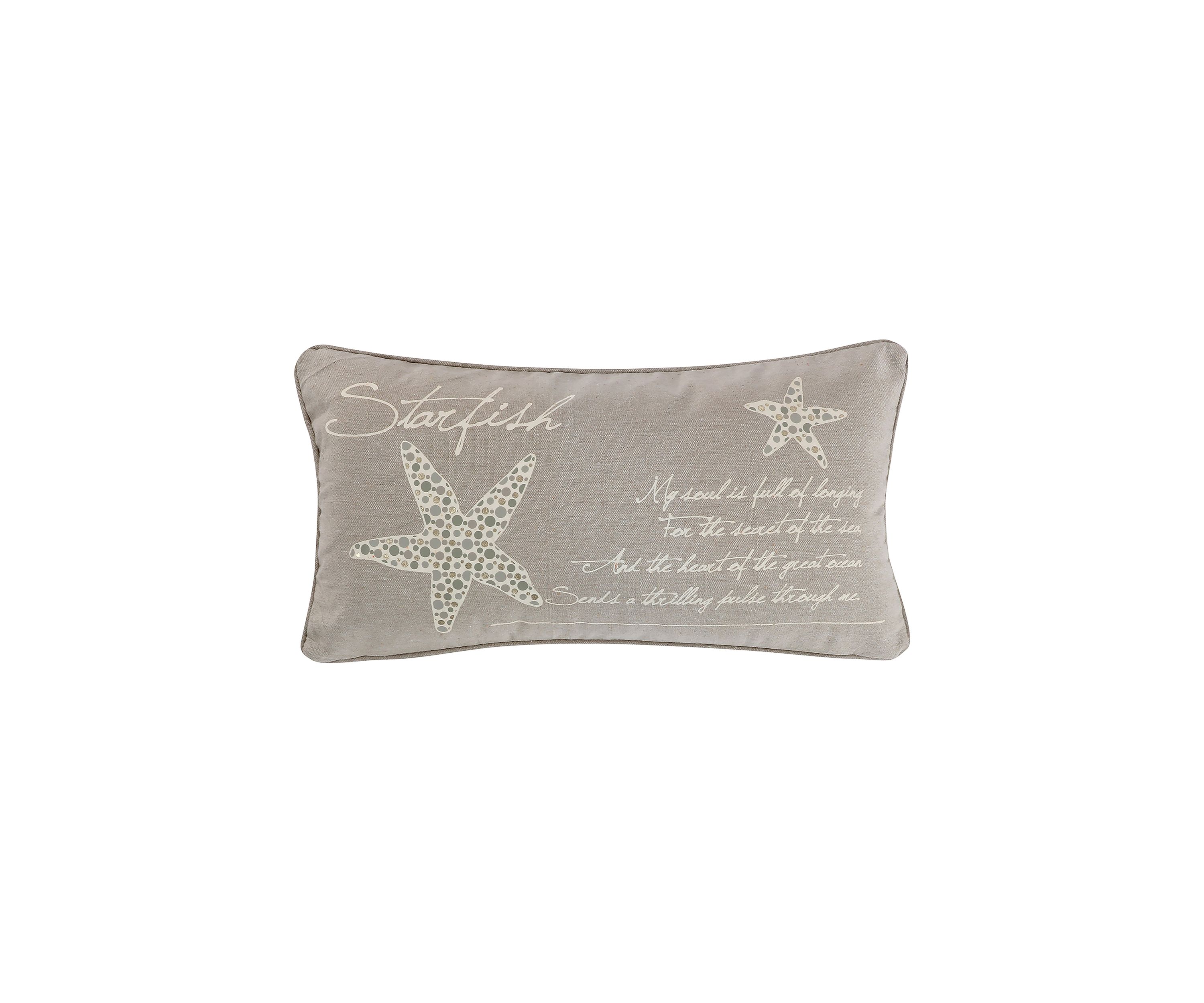 Kailua Starfish Script Pillow