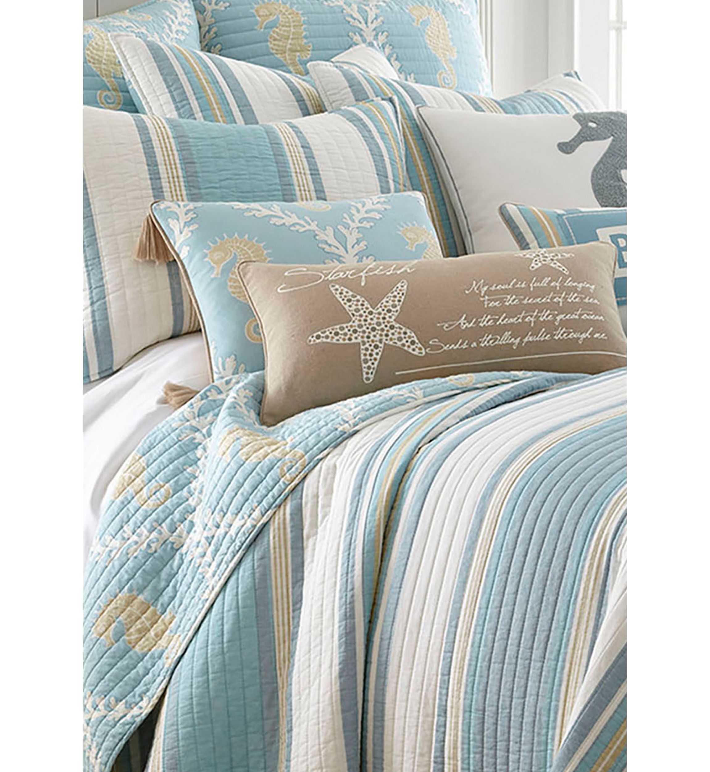 Kailua Starfish Script Pillow