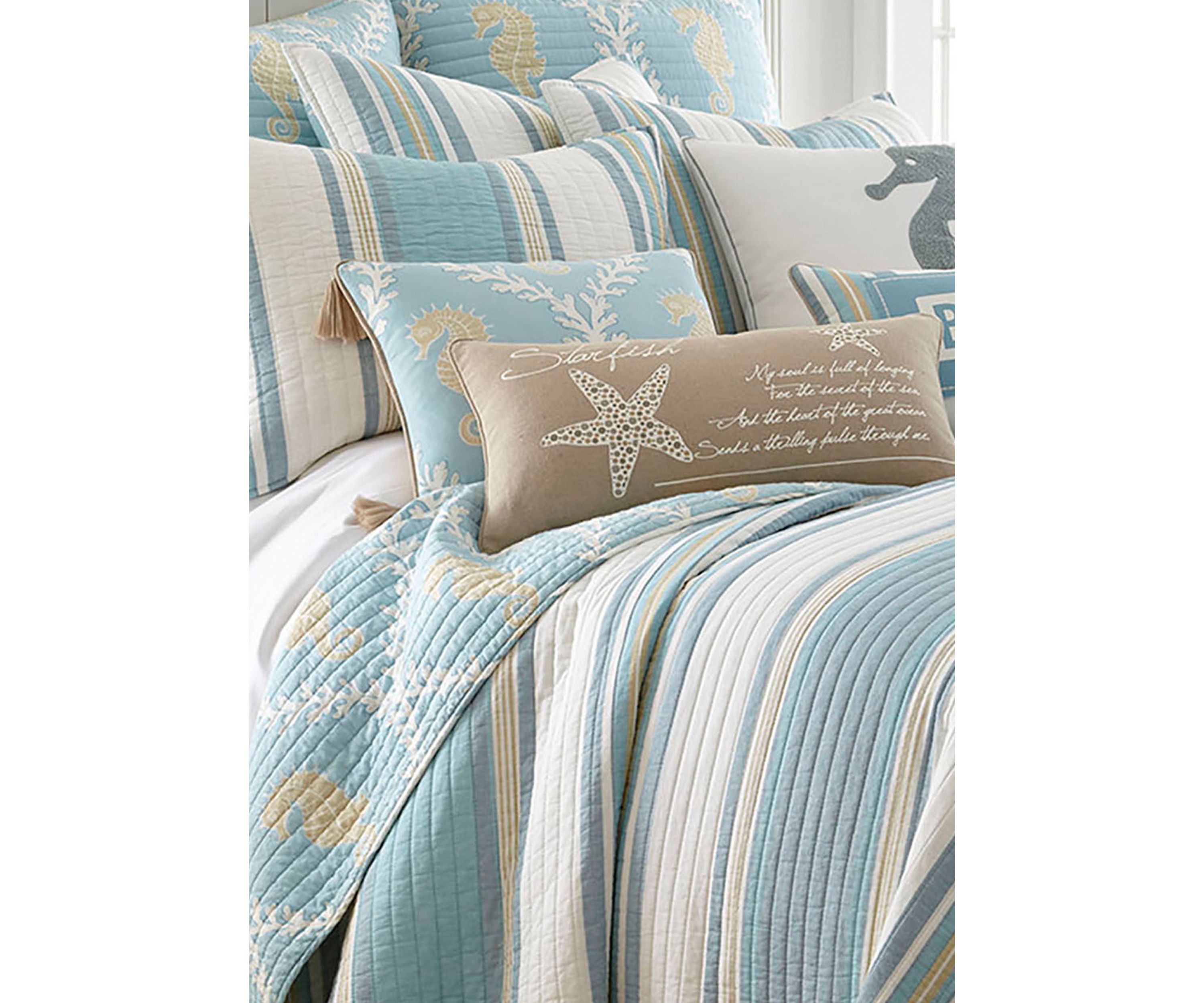Kailua Starfish Script Pillow