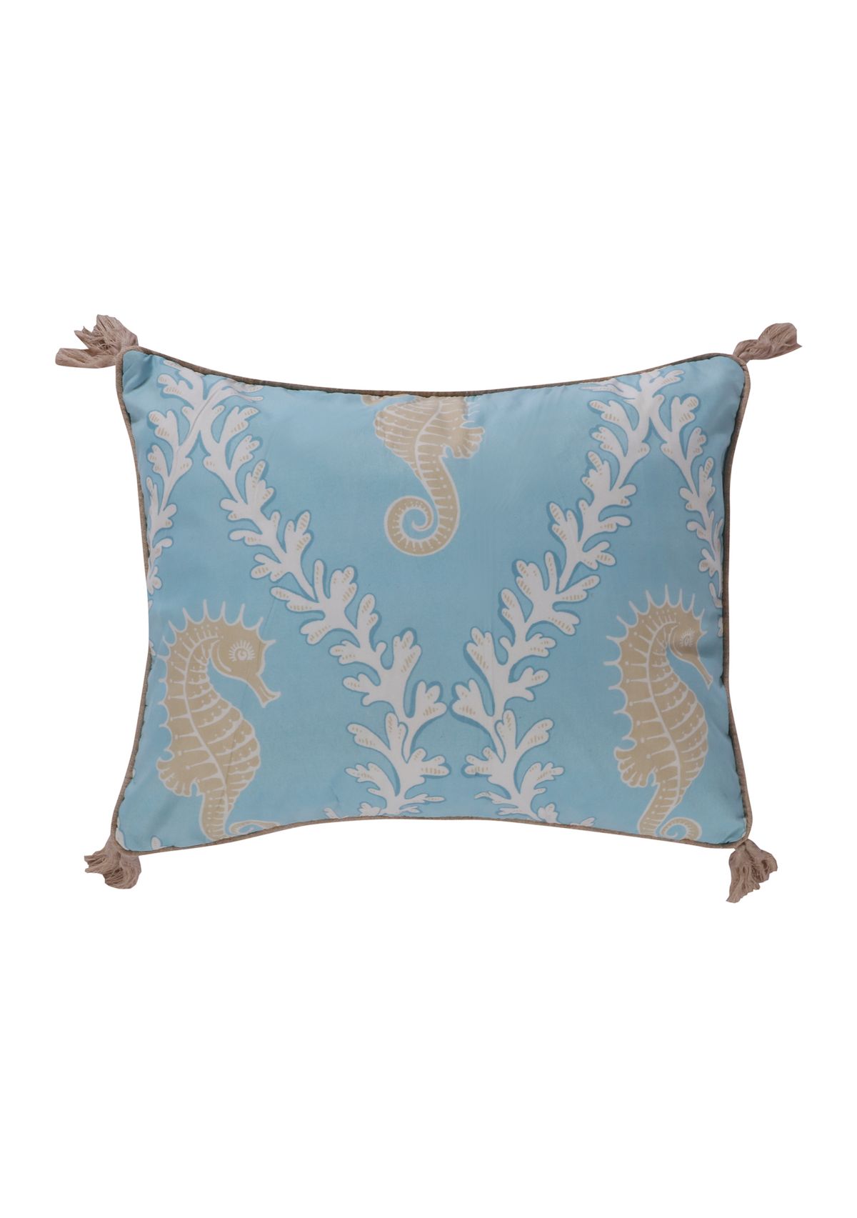 Kailua Quilted Tassel Pillow