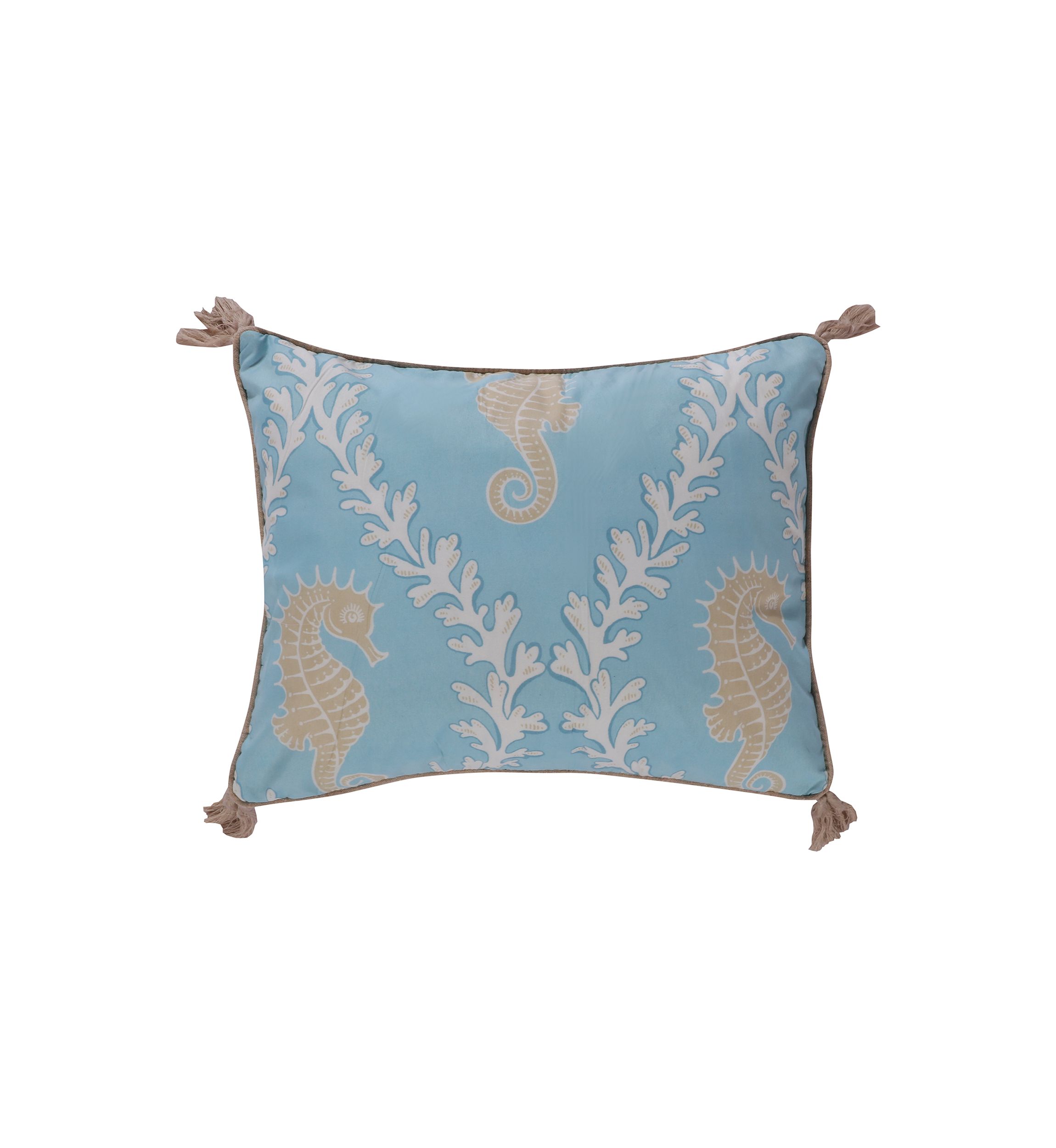 Kailua Quilted Tassel Pillow
