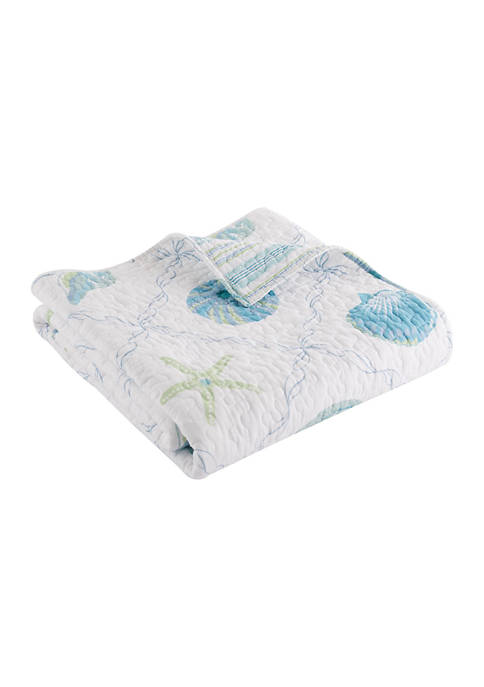 Levtex Home Marine Dream Seaglass Quilted Throw