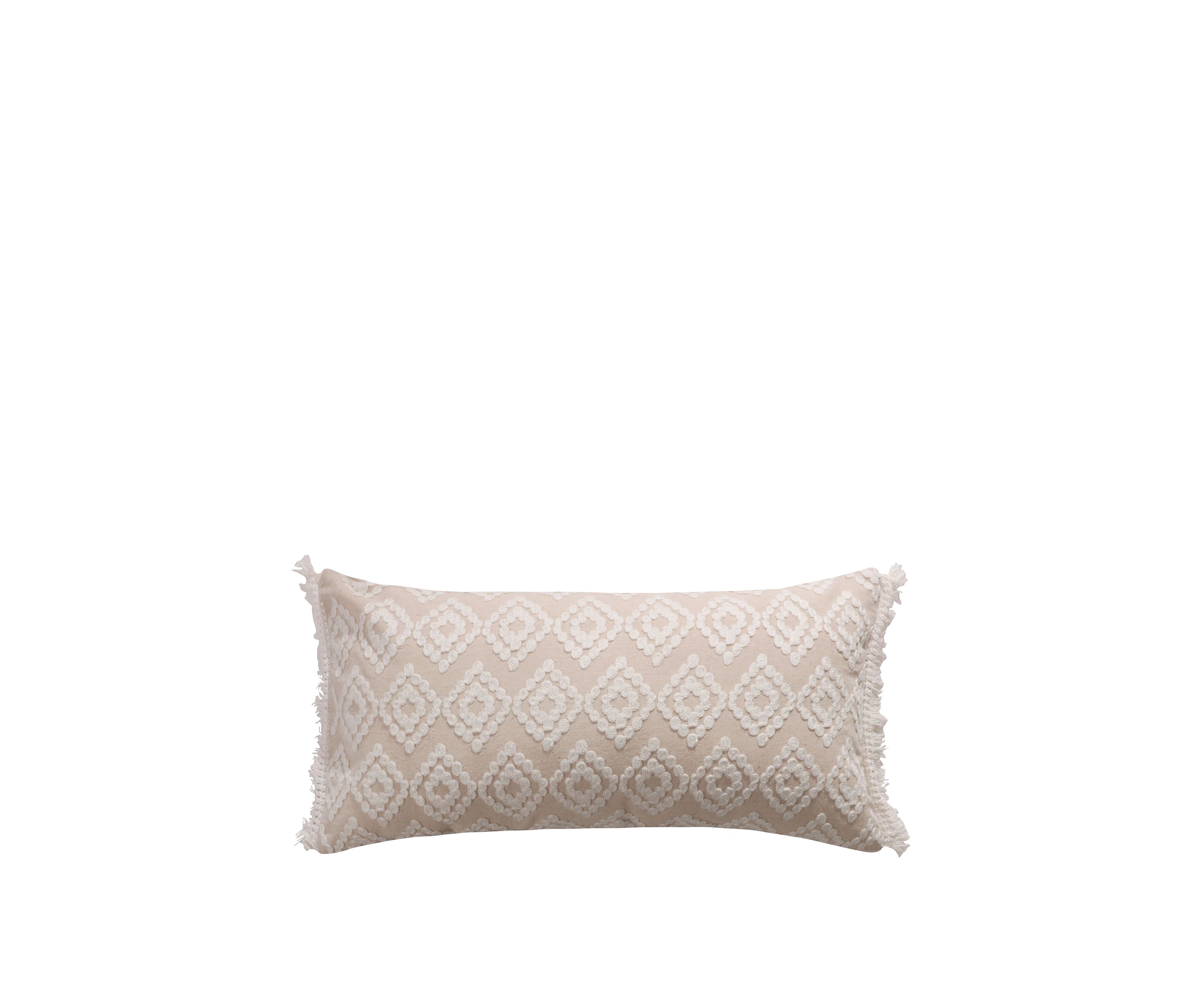 Addie Cream Diamond Pillow
