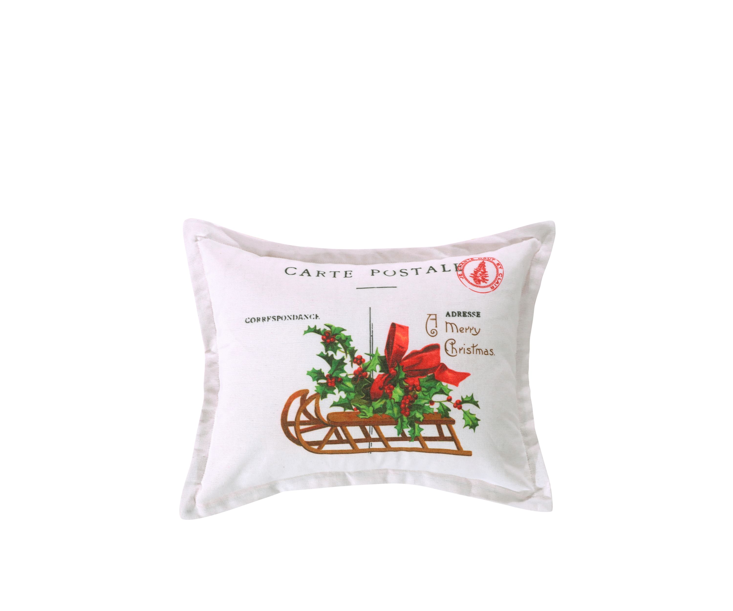 Yuletide Carte Postal Pillow