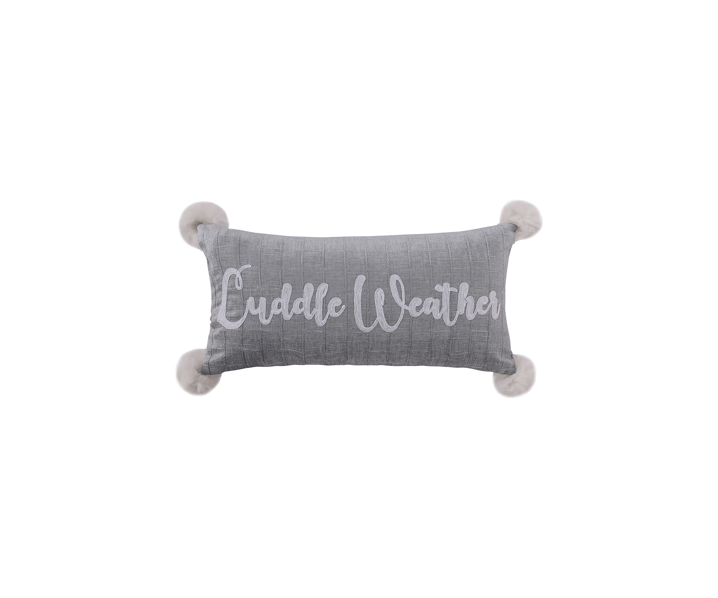 Winterland Cuddle Weather Pillow 12 in x 24 in