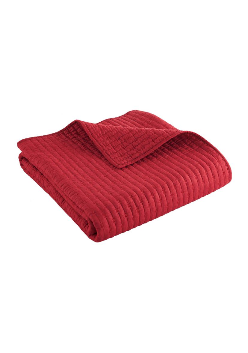 Cross Stitch Quilted Throw