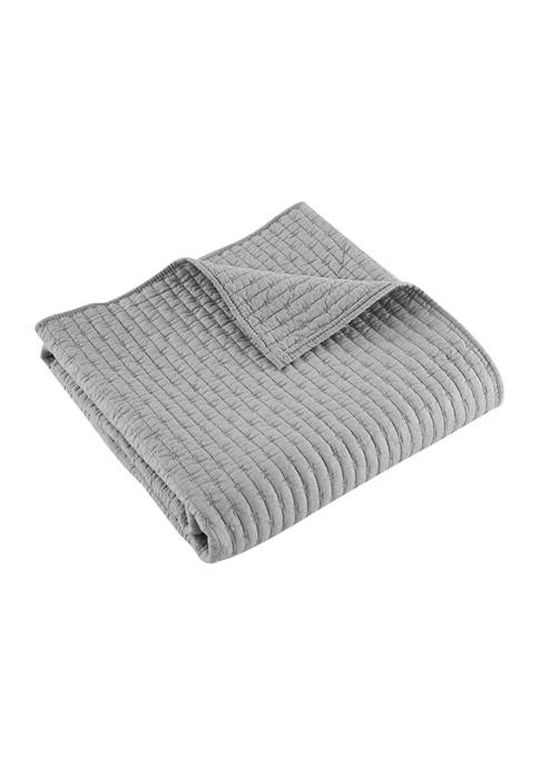 Levtex Home Cross Stitch Quilted Throw