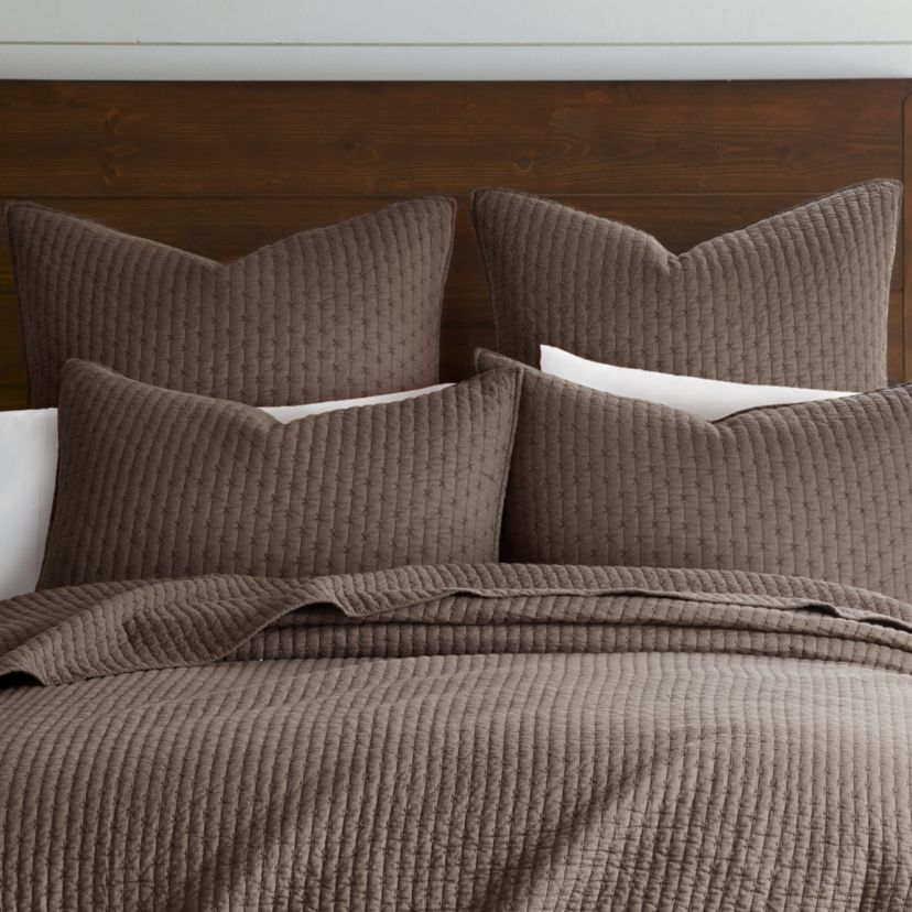 Cross Stitch Euro Sham Set of 2