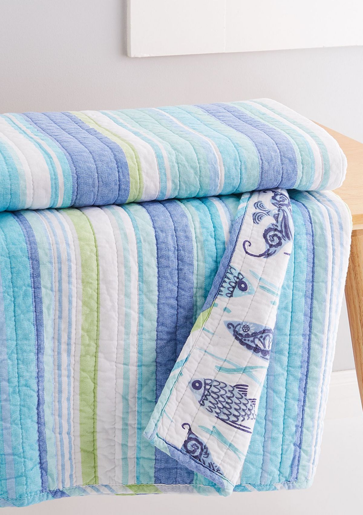 Laida Beach Quilted Throw