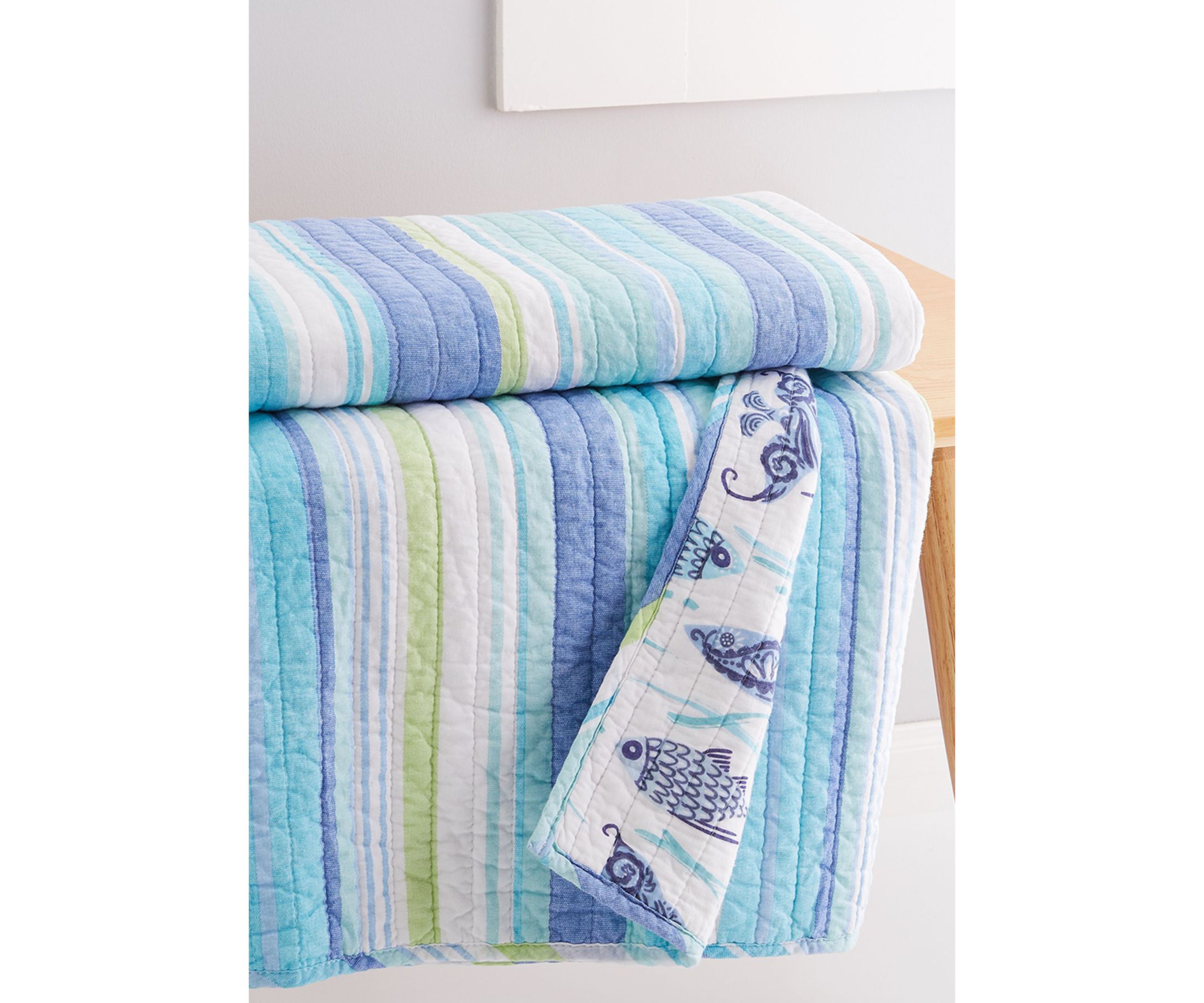Laida Beach Quilted Throw