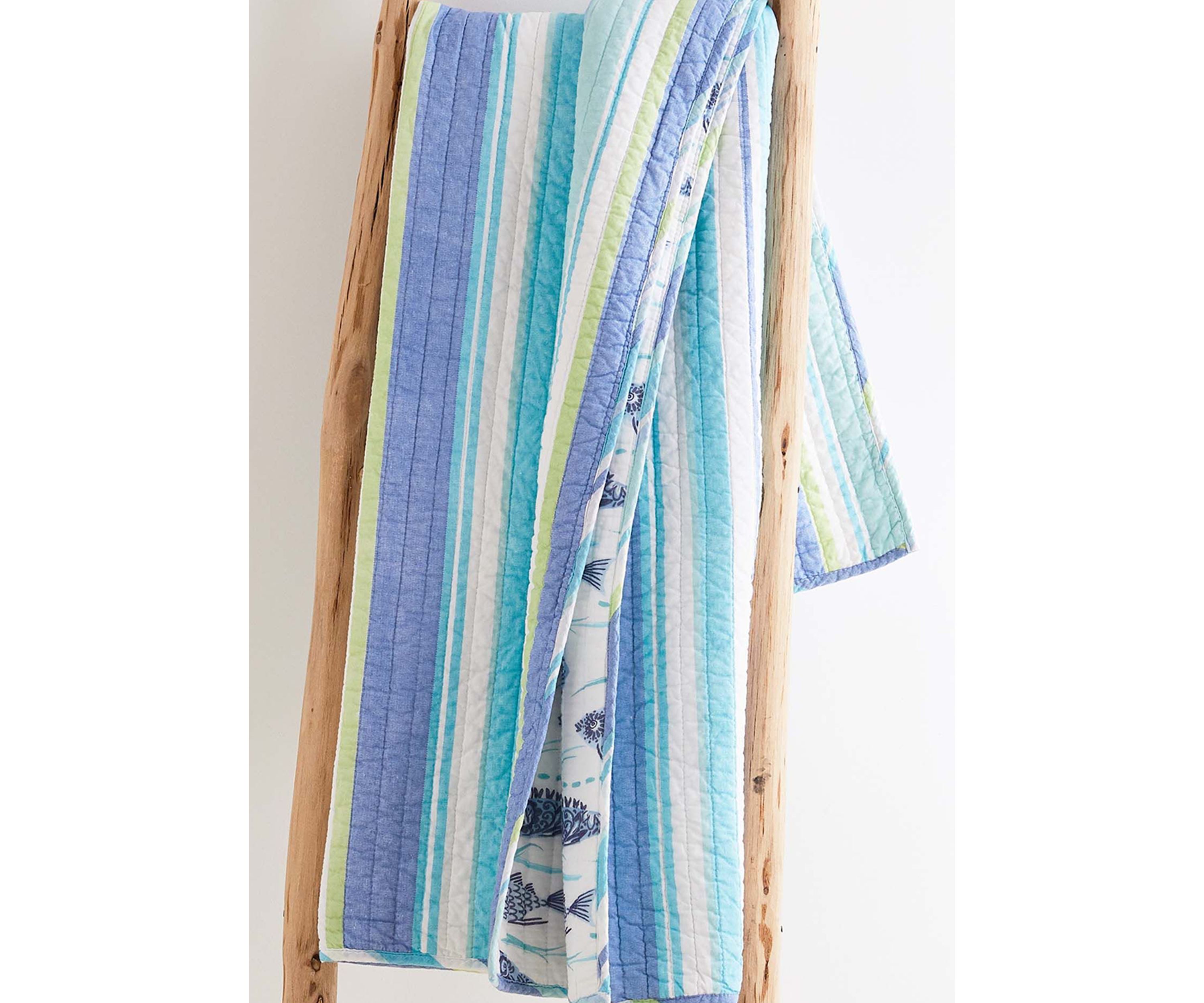 Laida Beach Quilted Throw