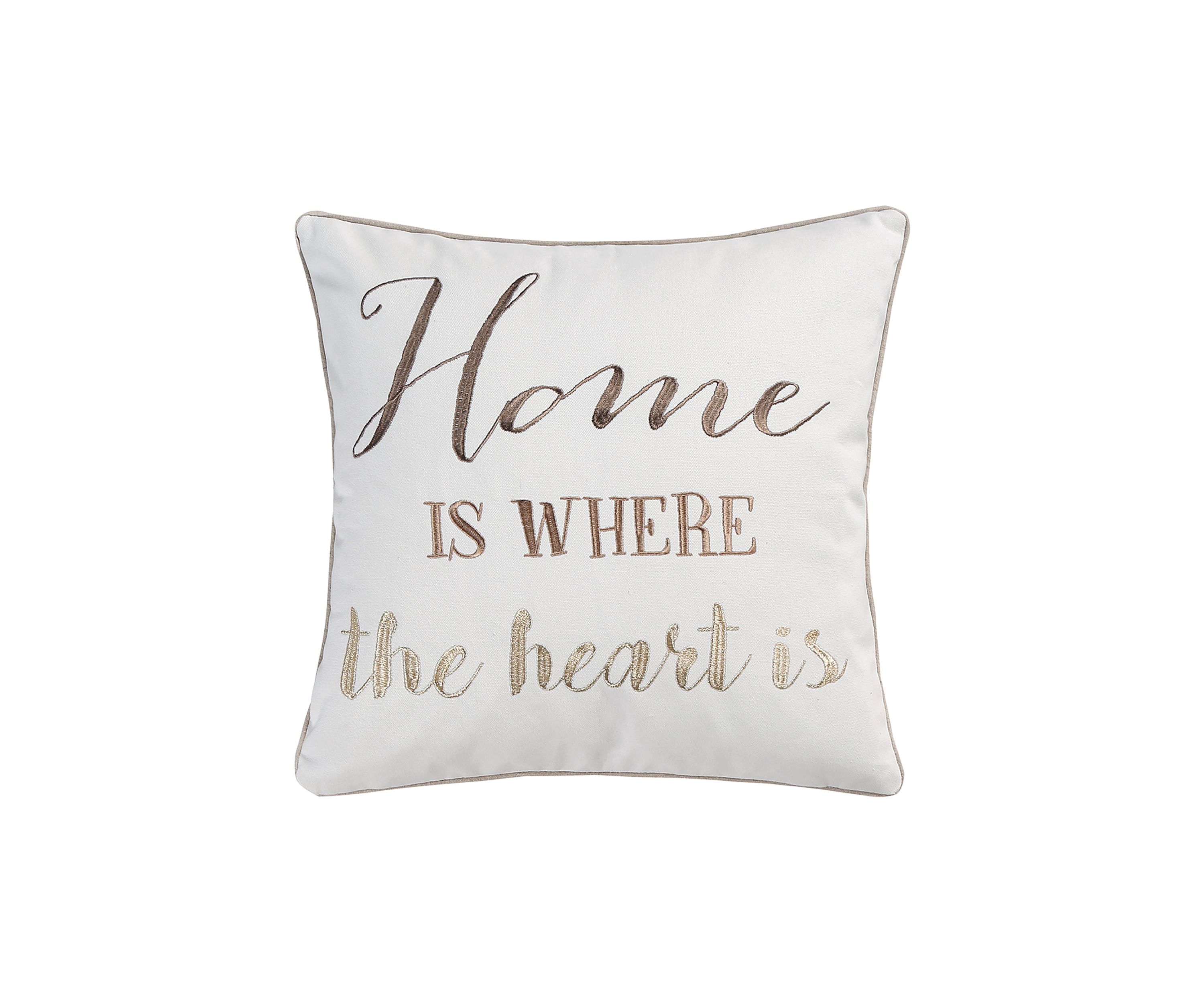 Angelina Linen Home Heart Tassel Pillow