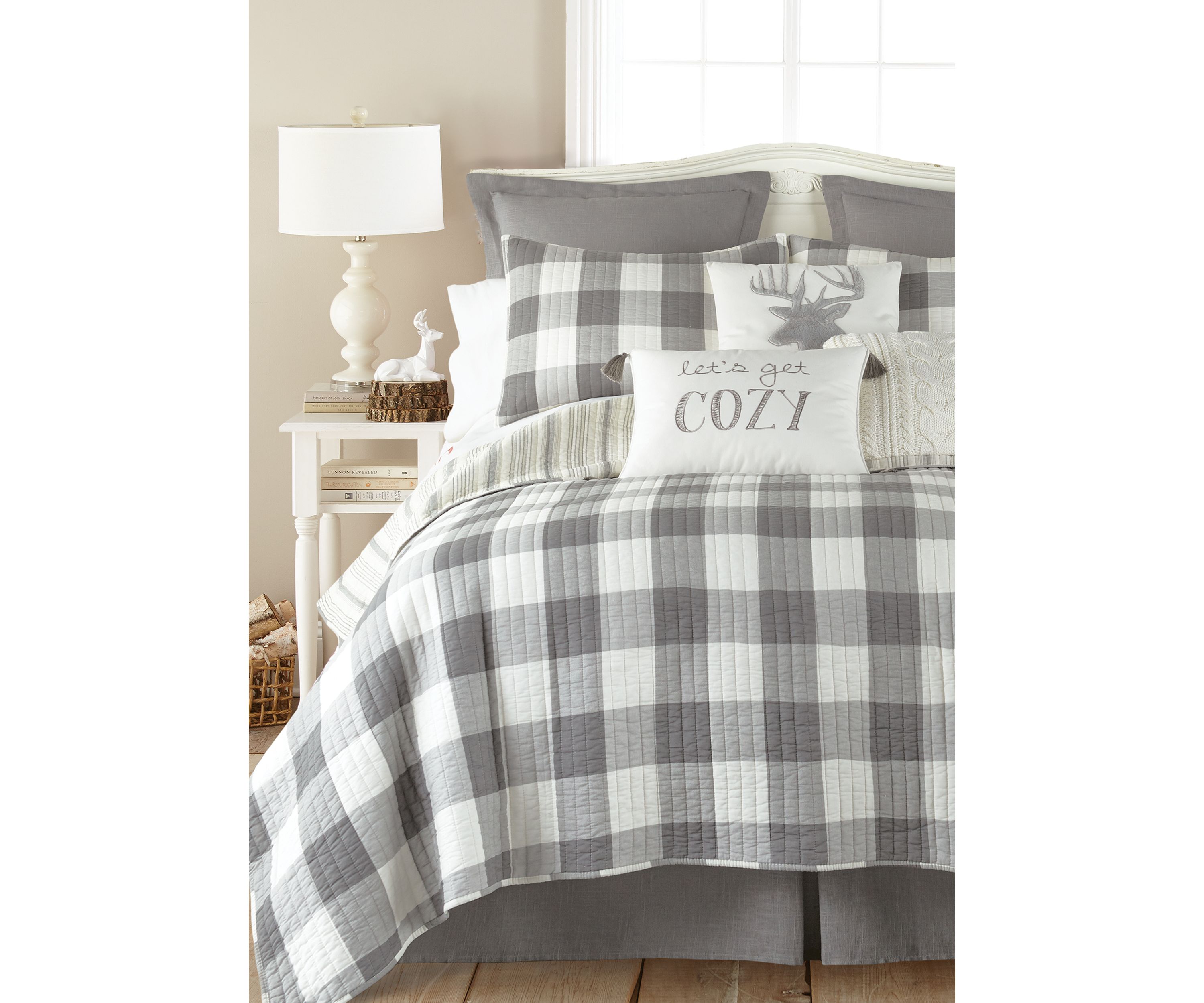 Camden Lets Get Cozy Tassel Pillow