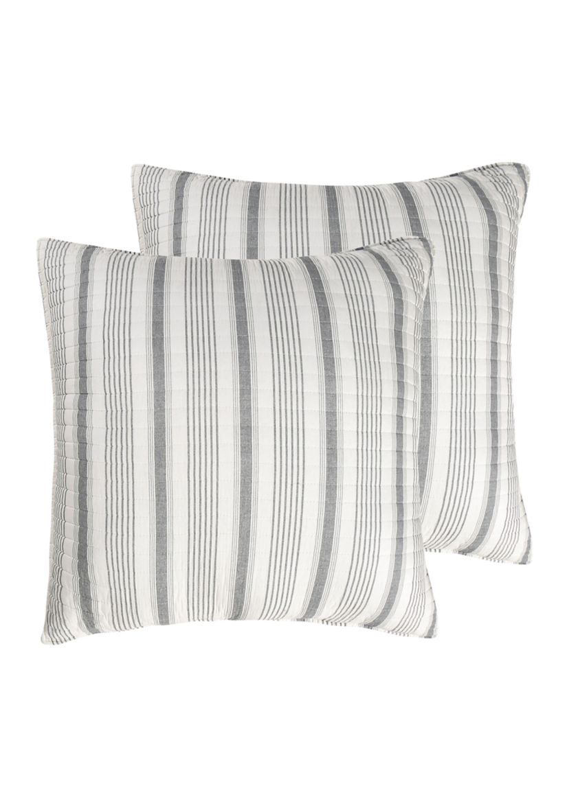 Camden Grey Euro Sham Set of 2
