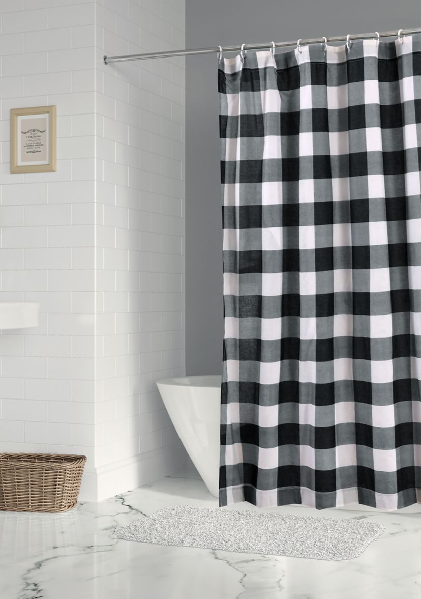Camden Black Shower Curtain