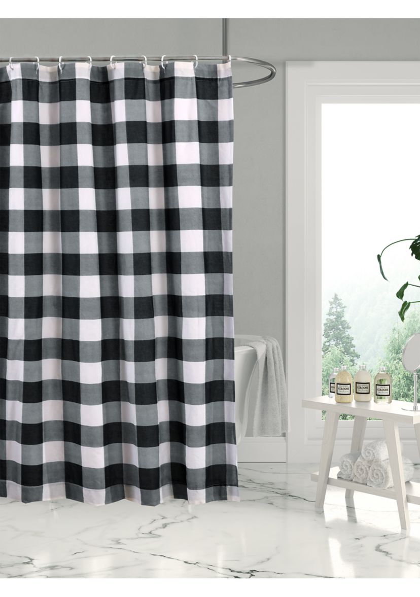 Camden Black Shower Curtain