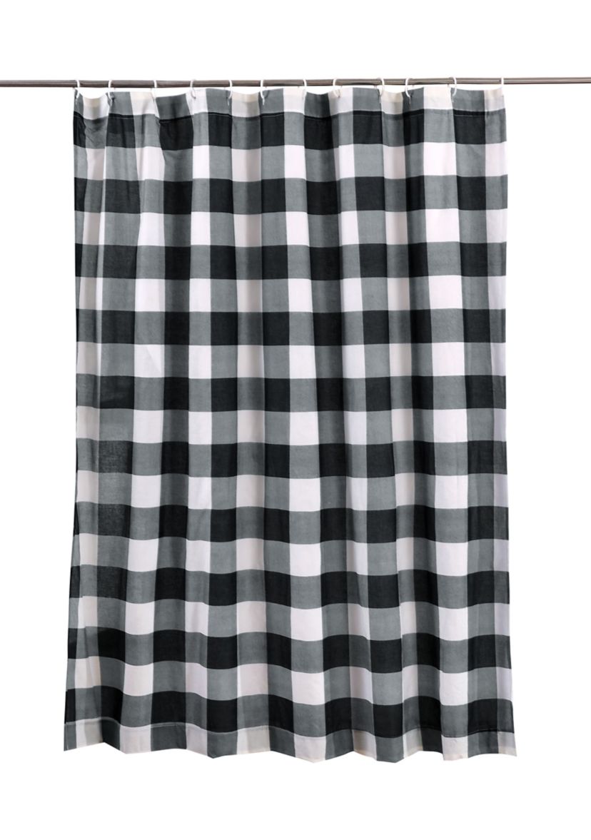 Camden Black Shower Curtain