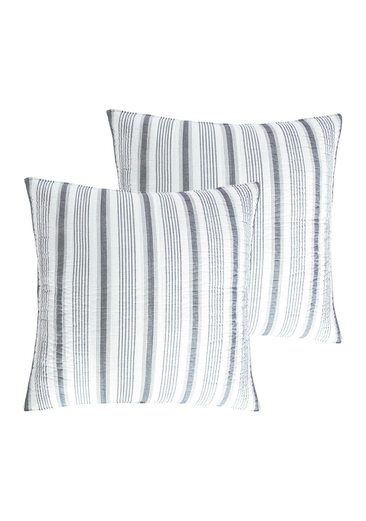 Camden Black Euro Sham Set of 2