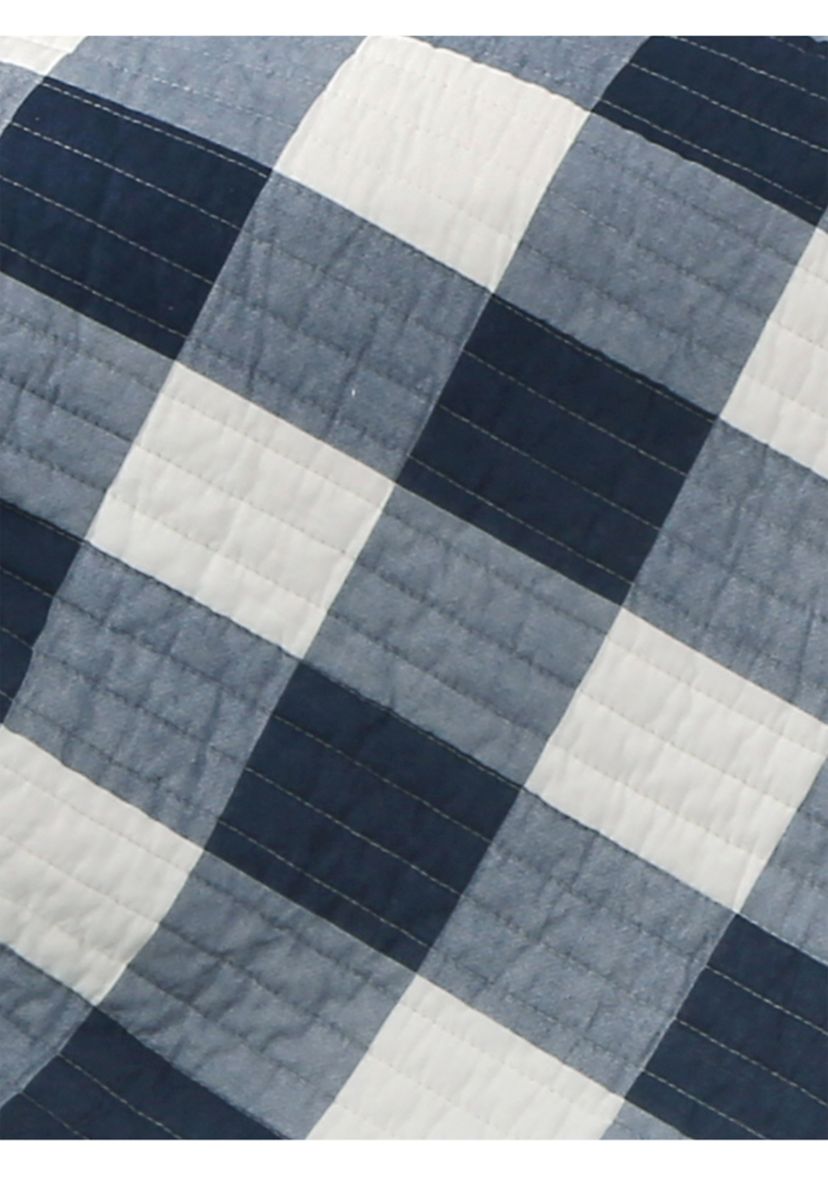 Camden Navy Quilted Throw