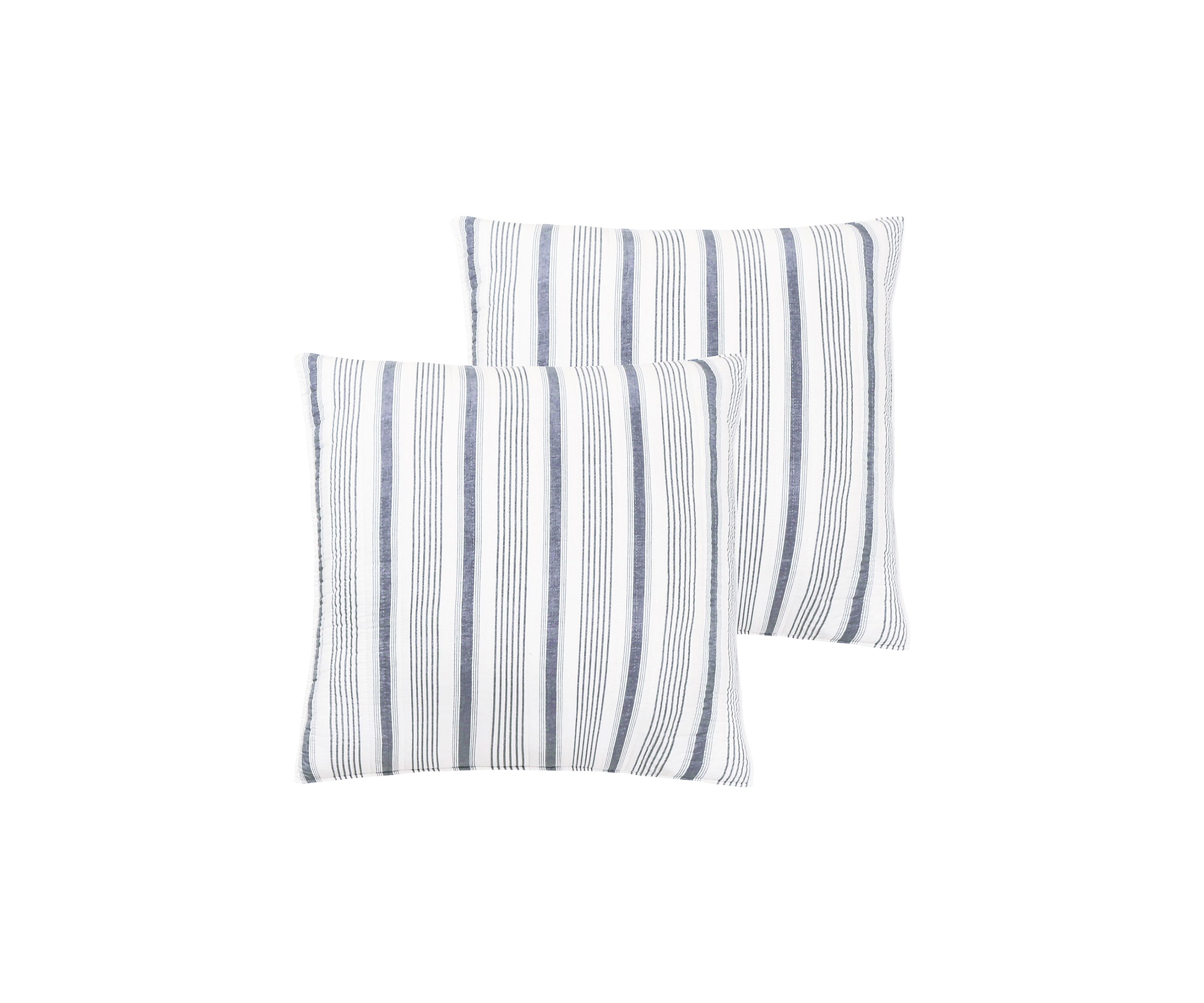 Camden Navy Euro Sham Set of 2