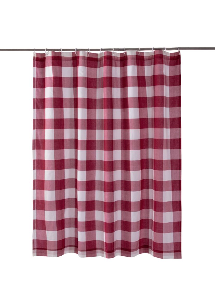 Camden Red Shower Curtain