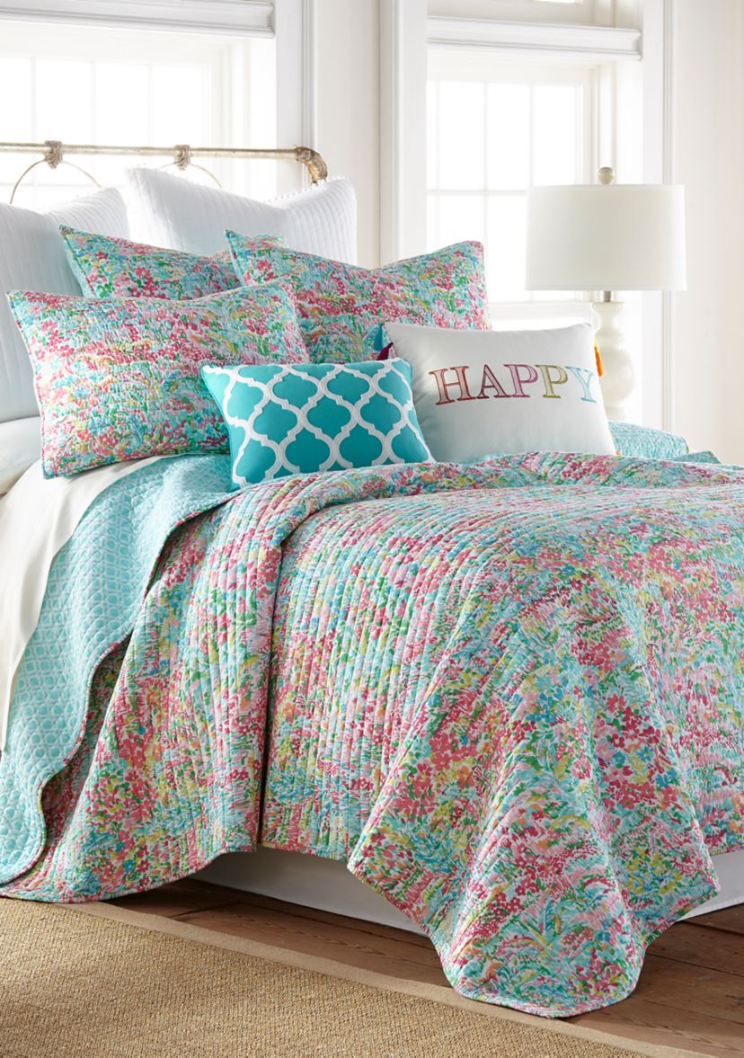 Karolynna Teal Lattice Pillow